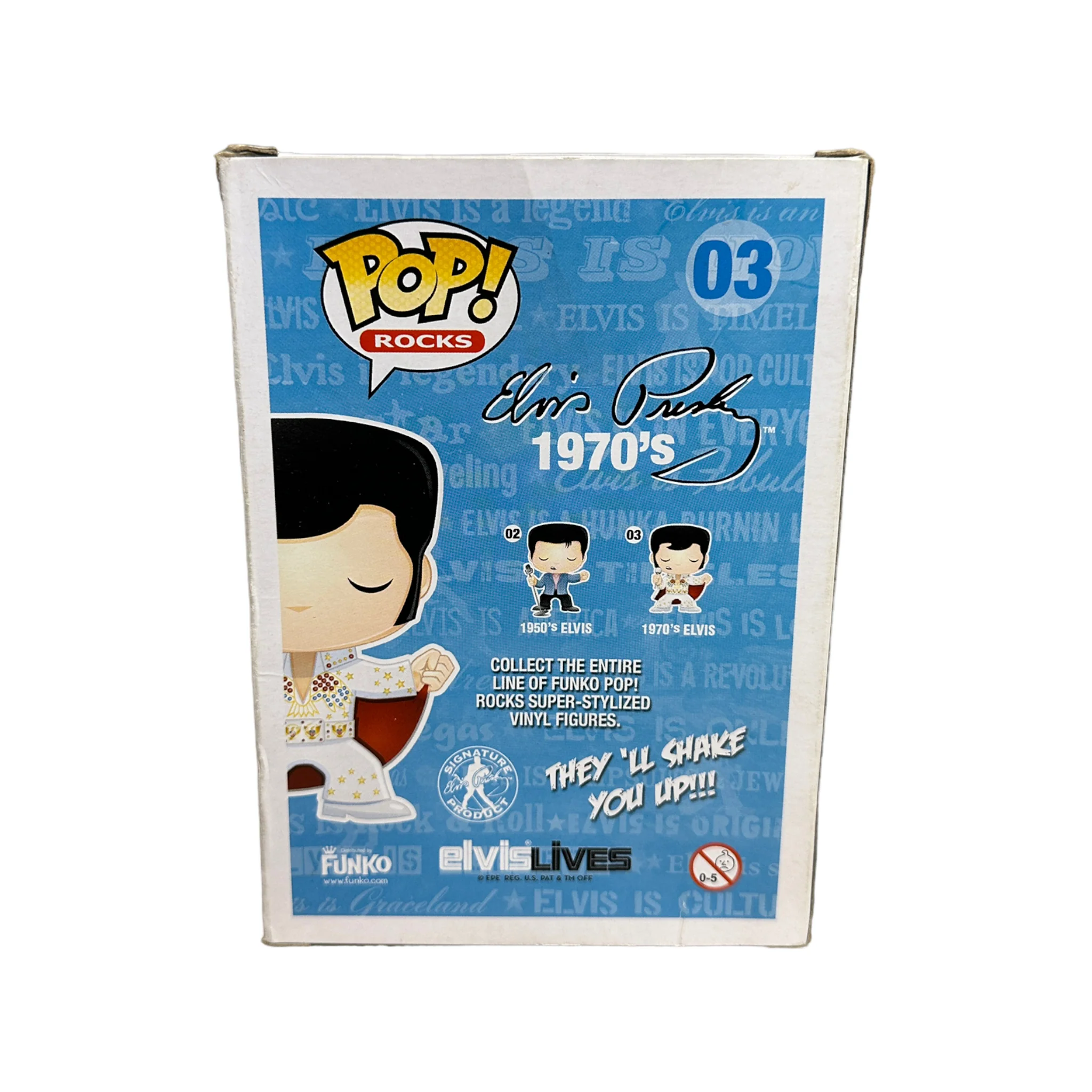 1970's Elvis #03 Funko Pop! - Rocks - 2013 Pop! - Condition 6/10 - Image 3