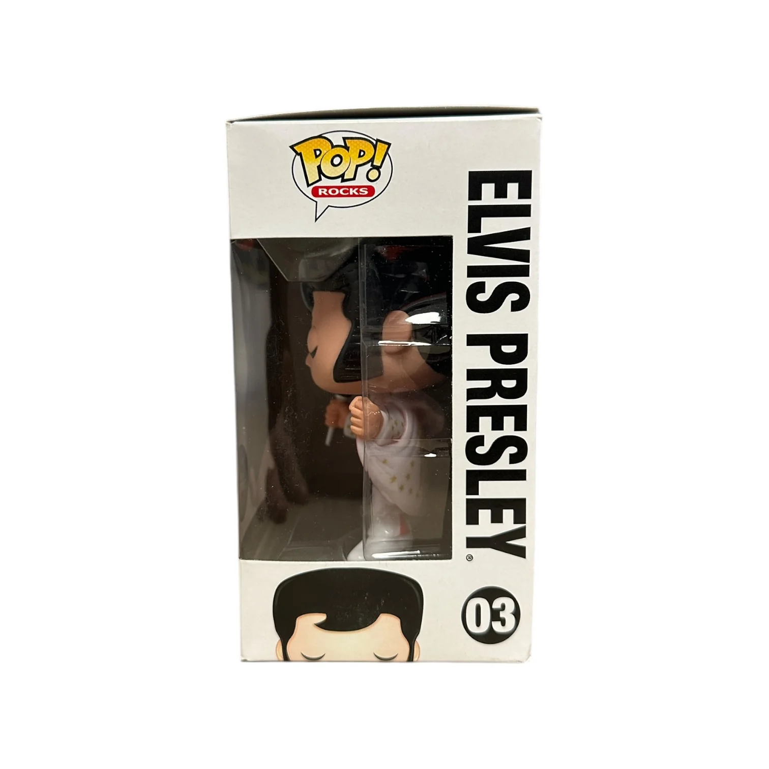 1970's Elvis #03 (Glow Chase) Funko Pop! - Rocks - 2011 Pop! - Condition 7.5/10 - Image 2