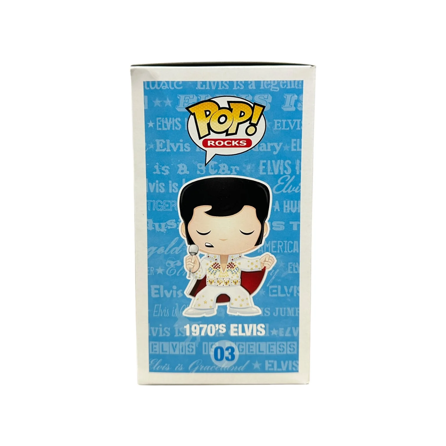 1970's Elvis #03 (Glow Chase) Funko Pop! - Rocks - 2011 Pop! - Condition 7.5/10 - Image 4