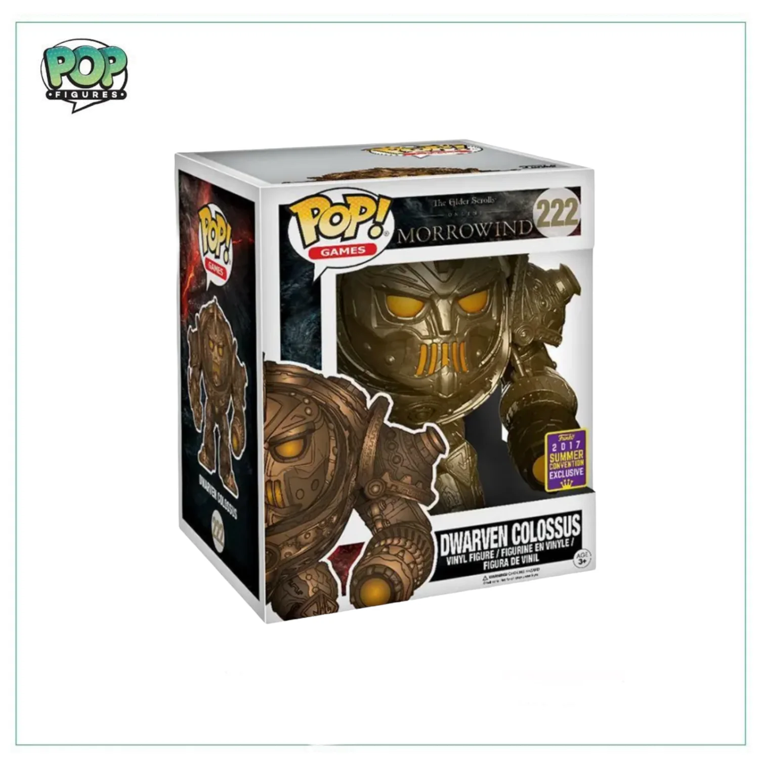 Dwarven Colossus #222 Deluxe Funko Pop! Morrowind - 2017 SDCC Shared Exclusive