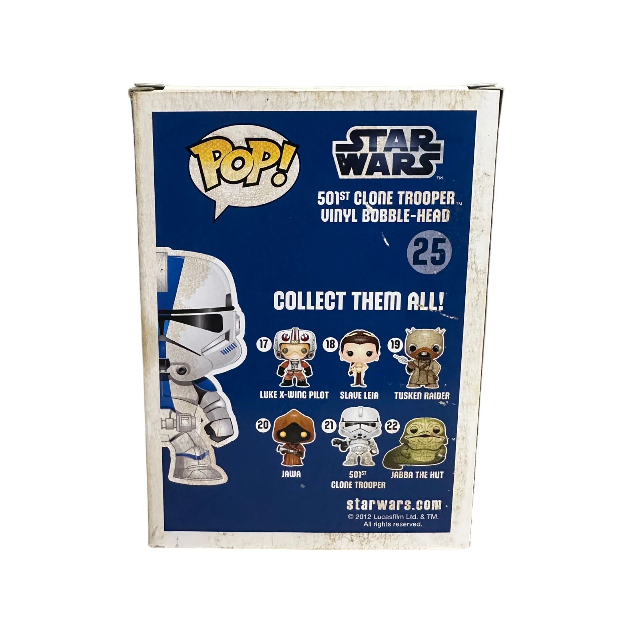 501st Clone Trooper #25 Funko Pop! - Star Wars - SDCC 2012 Exclusive LE480 Pcs - Condition 6/10 - Image 3