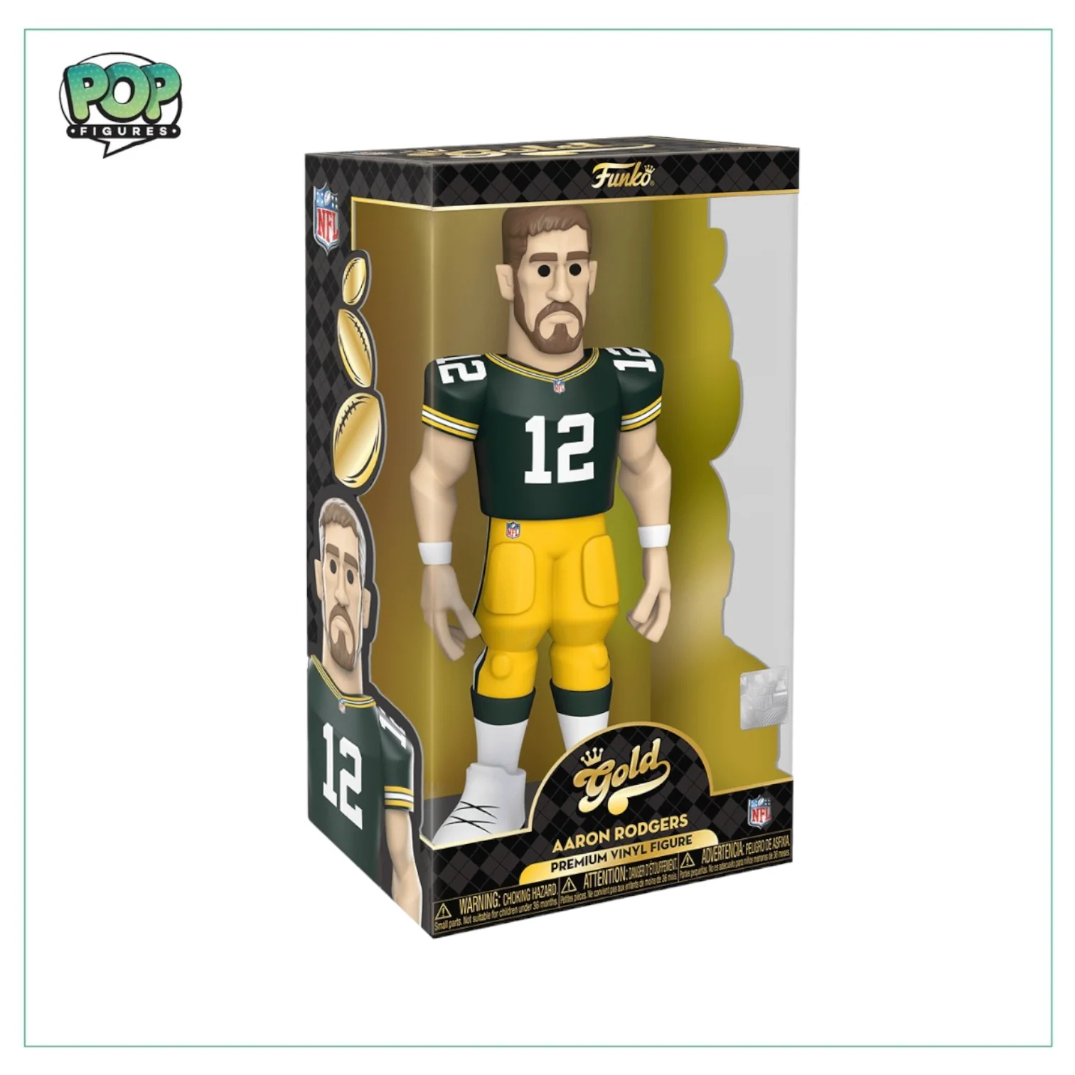 Aaron Rodgers 12"  Funko Gold Vinyl! - NFL