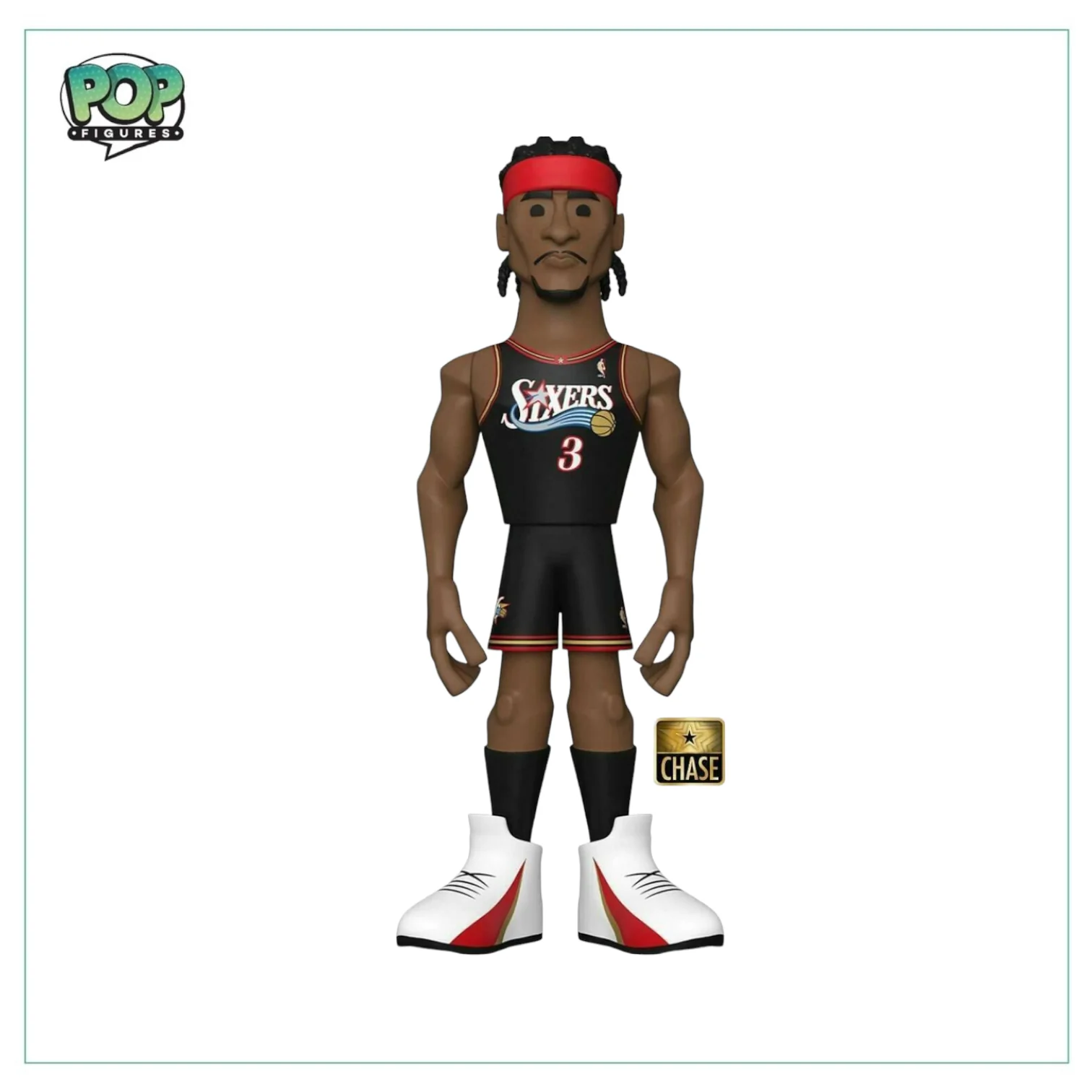 Allen Iverson 12"  Funko Gold Vinyl! - NBA - Chase Edition - Image 2