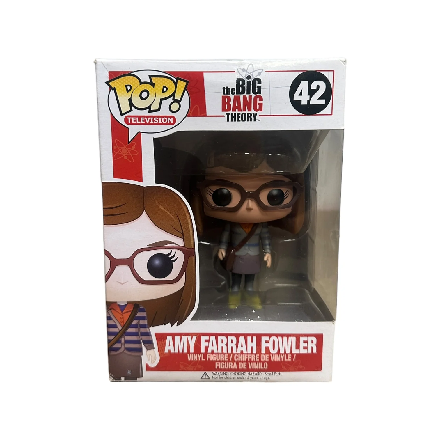 Amy Farrah Fowler #42 Funko Pop! - The Big Bang Theory - 2013 Pop! - Condition 6.5/10