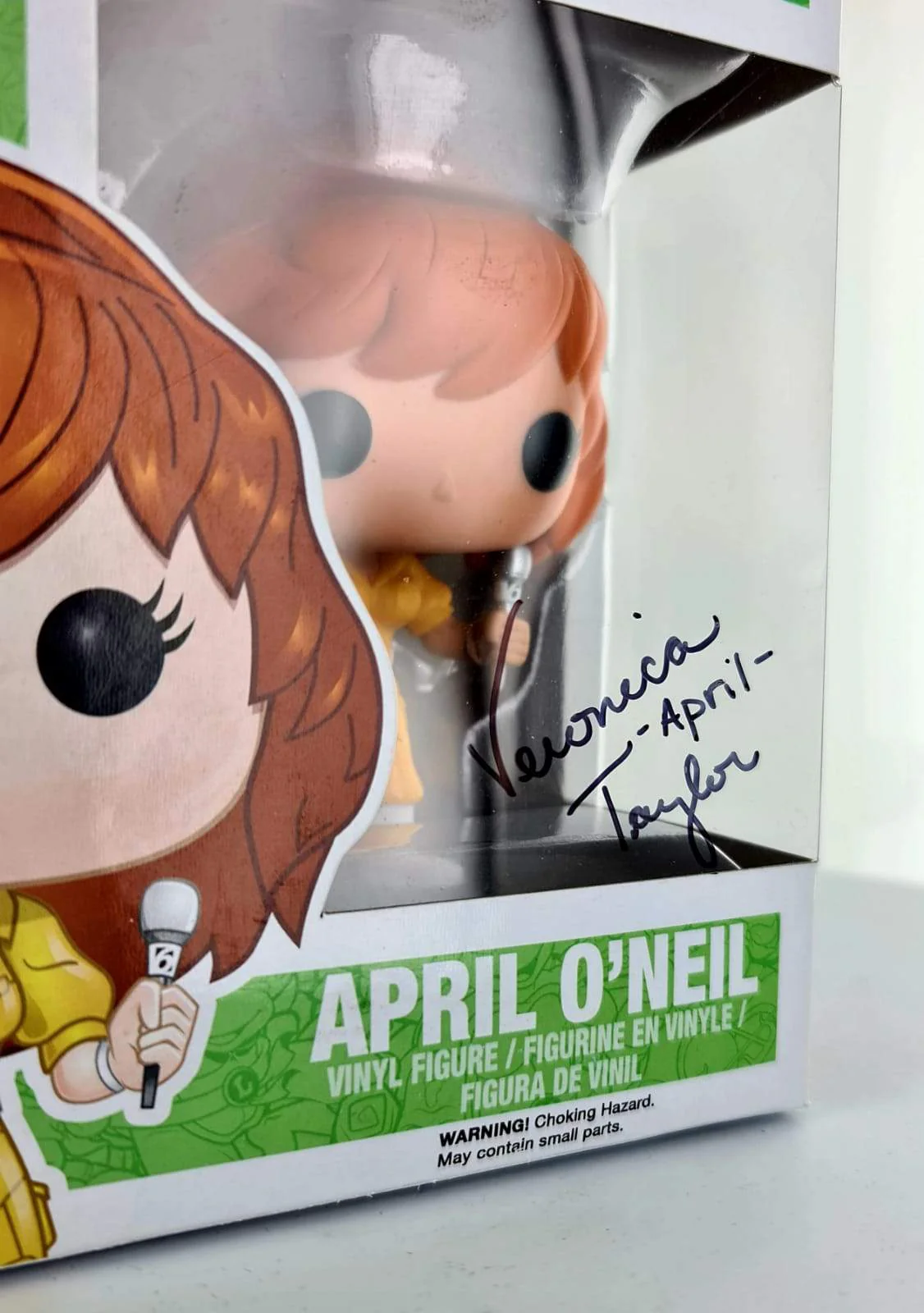 April O'Neil Signed Funko Pop Vinyl - Image 2