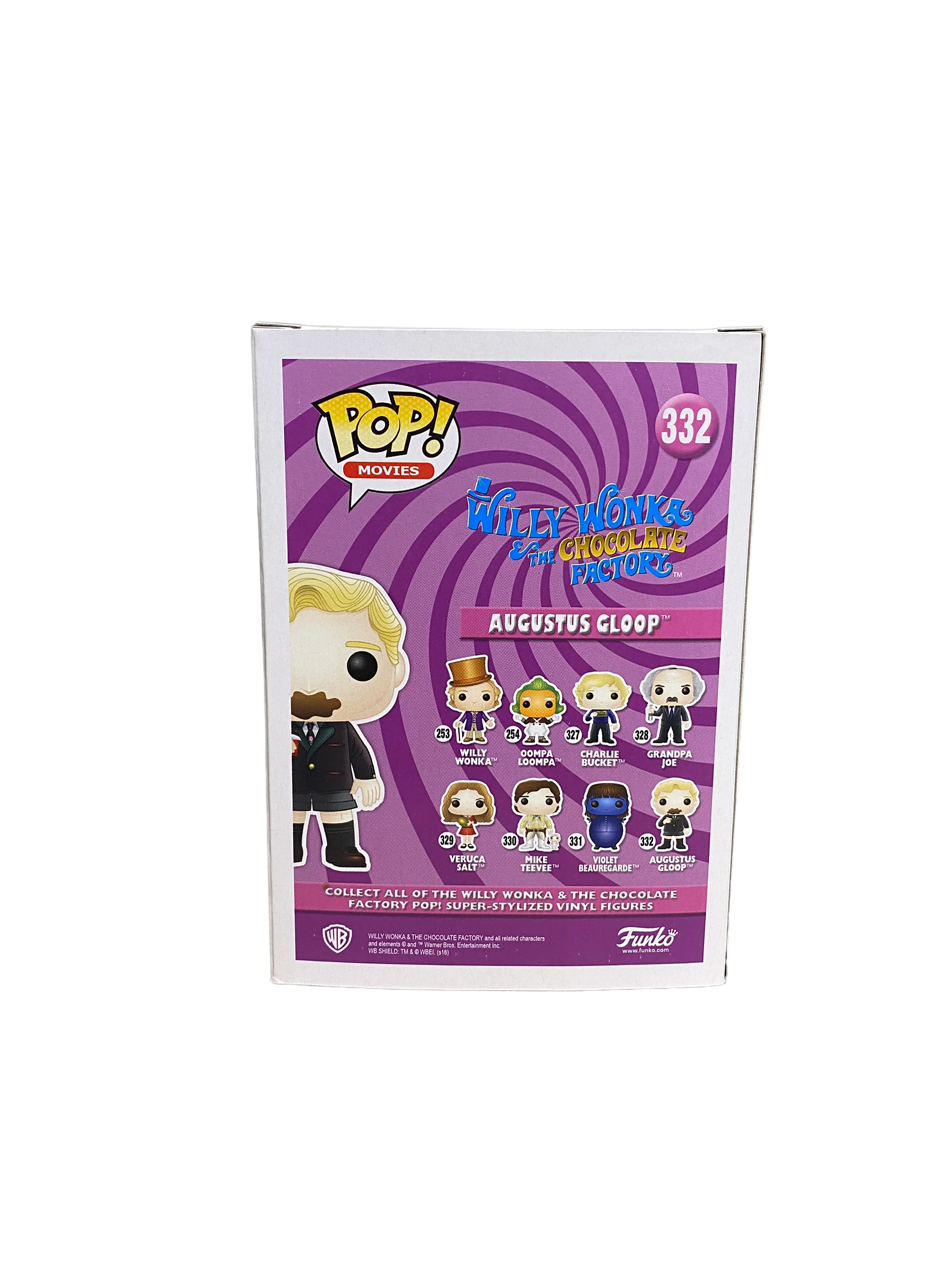 Augustus Gloop #332 Funko Pop! - Willy Wonka & The Chocolate Factory - 2016 Pop! - Condition 7.5/10 - Image 4