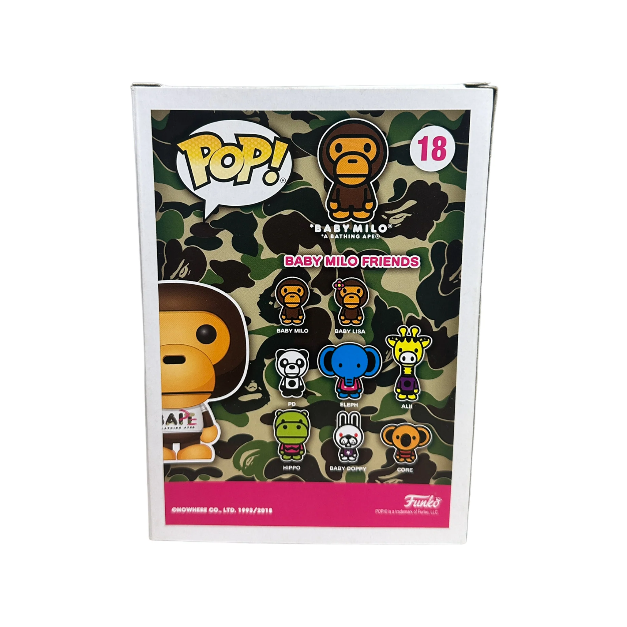 Baby Milo #18 (T-Shirt, Flocked) Funko Pop! - BAPE - Unreleased BAIT Exclusive - Condition 8.75/10 - Image 3