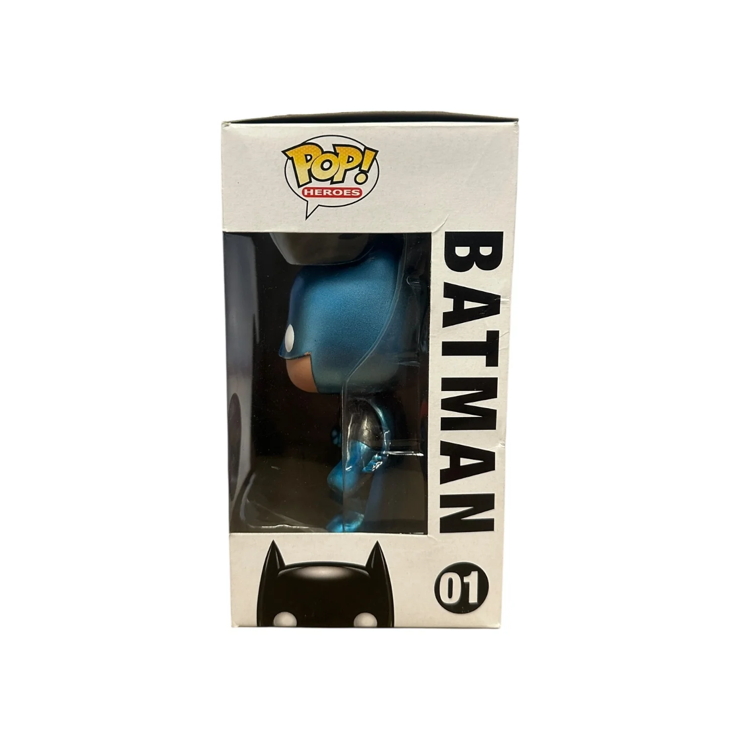 Batman #01 (Metallic) Funko Pop! - DC Universe - SDCC 2010 Exclusive LE480 Pcs - Condition 6/10 - Image 2