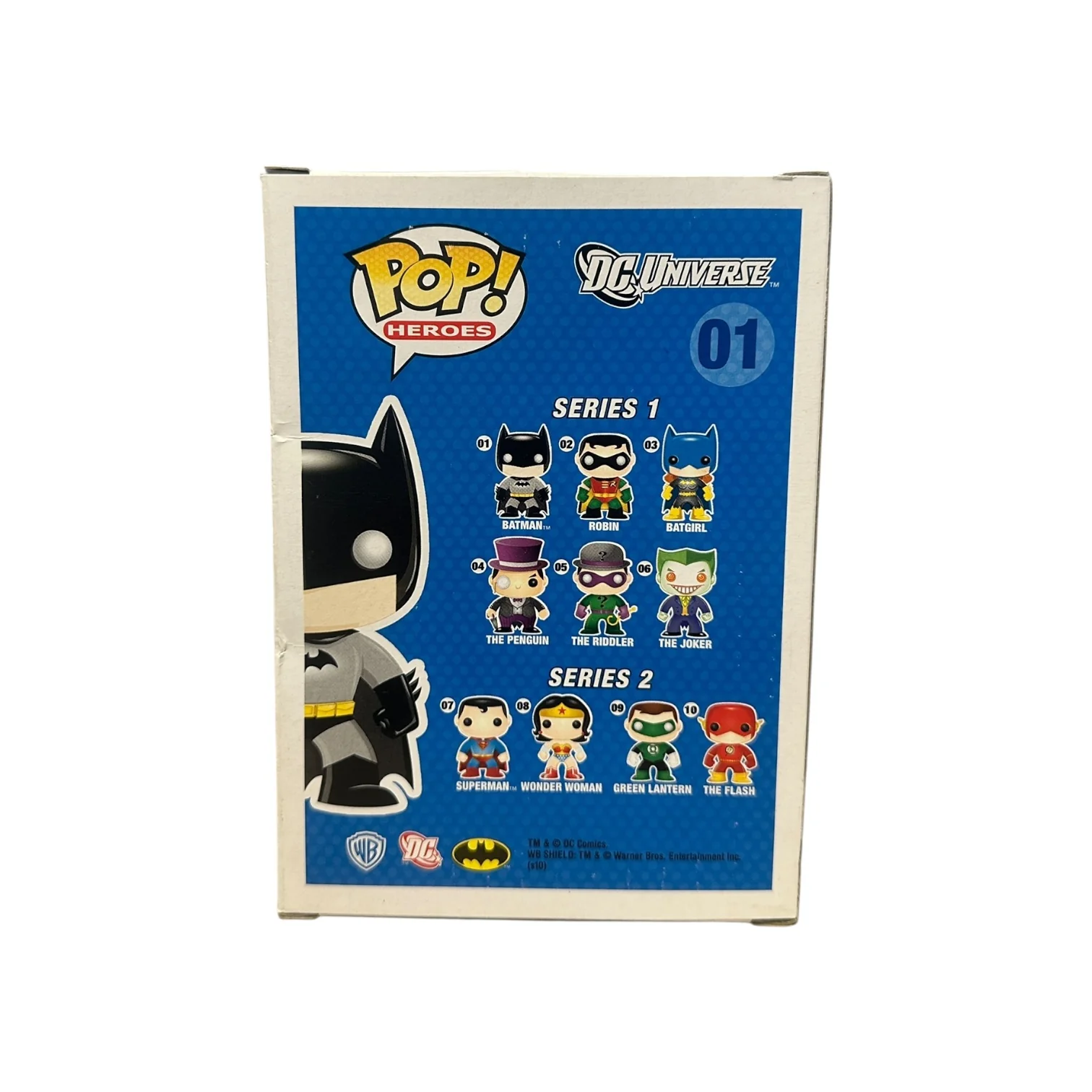 Batman #01 (Metallic) Funko Pop! - DC Universe - SDCC 2010 Exclusive LE480 Pcs - Condition 6/10 - Image 3