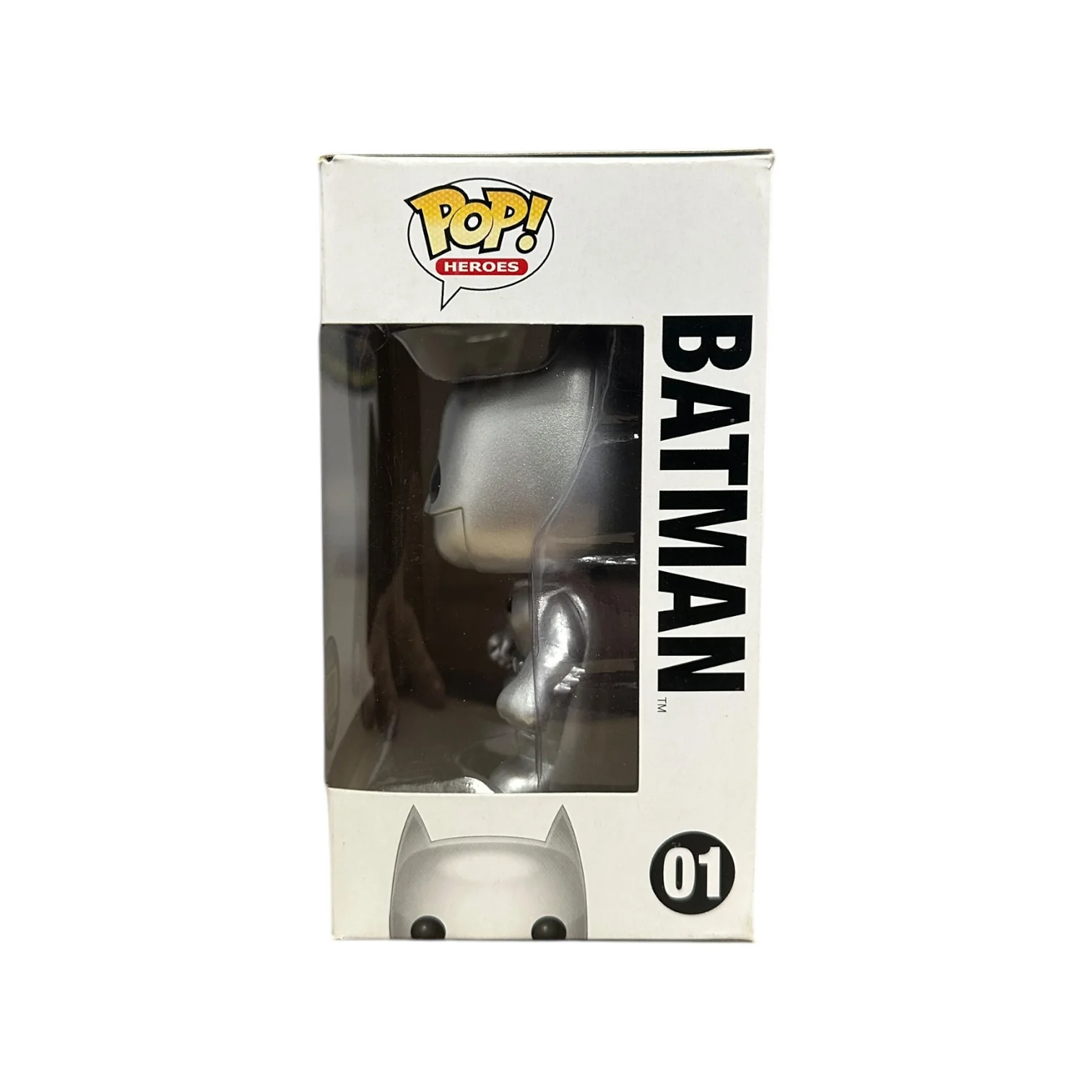 Batman #01 (Silver) Funko Pop! - DC Super Heroes - Hot Topic Employees Exclusive LE108 Pcs - Condition 7/10 - Image 2