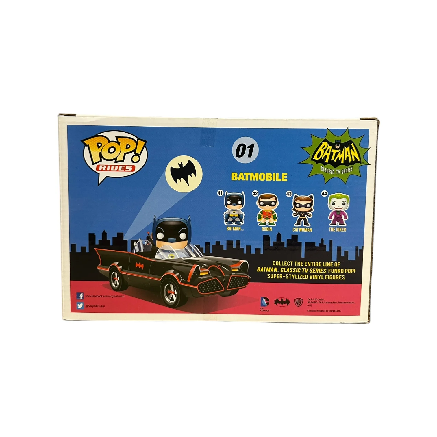 Batmobile #01 (Blue) Funko Pop Ride! - Batman: Classic TV Series - NYCC 2013 Exclusive - Condition 8.5/10 - Image 3