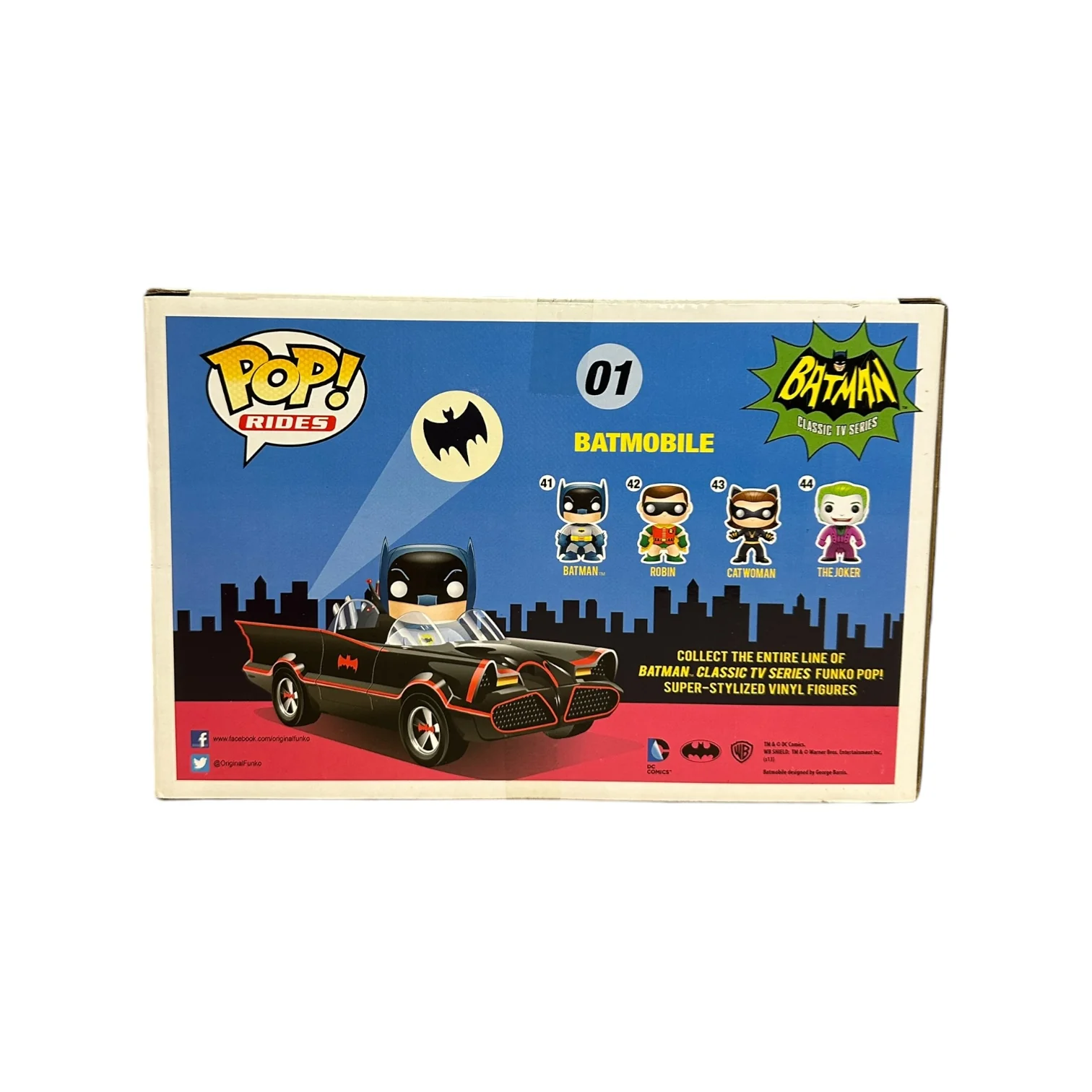 Batmobile #01 (Gold) Funko Pop Ride! - Batman: Classic TV Series - Toy Tokyo Exclusive - Condition 8/10 - Image 3