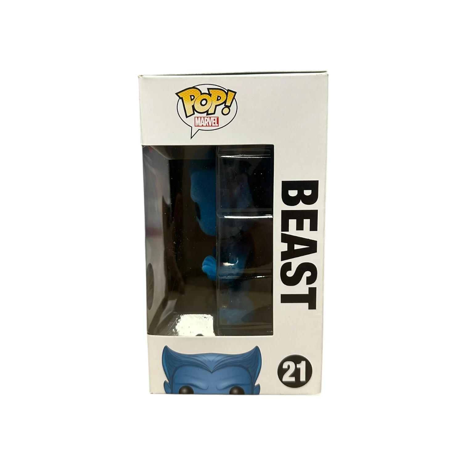 Beast #21 (Flocked) Funko Pop! - Marvel Universe - Gemini Collectibles Exclusive LE240 Pcs - Condition 6.5/10 - Image 2