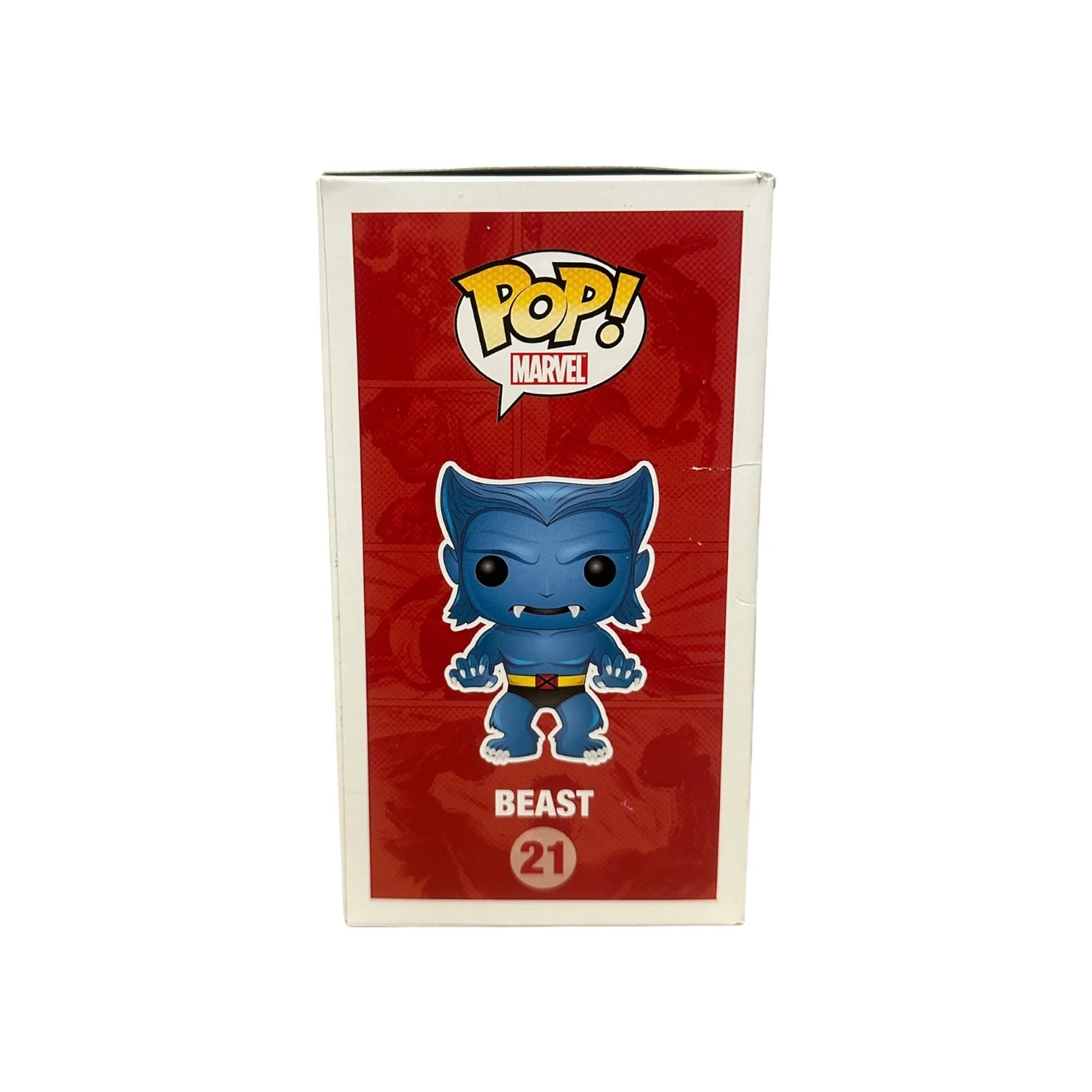 Beast #21 (Flocked) Funko Pop! - Marvel Universe - Gemini Collectibles Exclusive LE240 Pcs - Condition 6.5/10 - Image 4