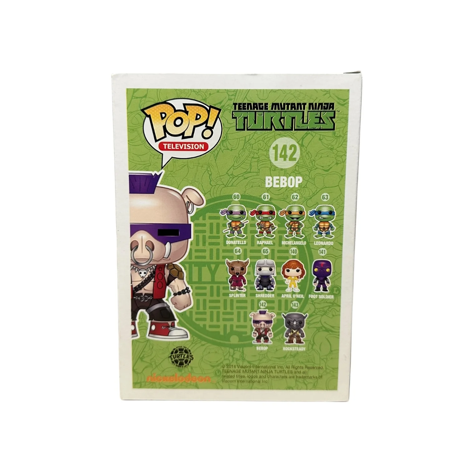 Bebop #142 Funko Pop! - Teenage Mutant Ninja Turtles - Condition 8.5/10 - Image 3
