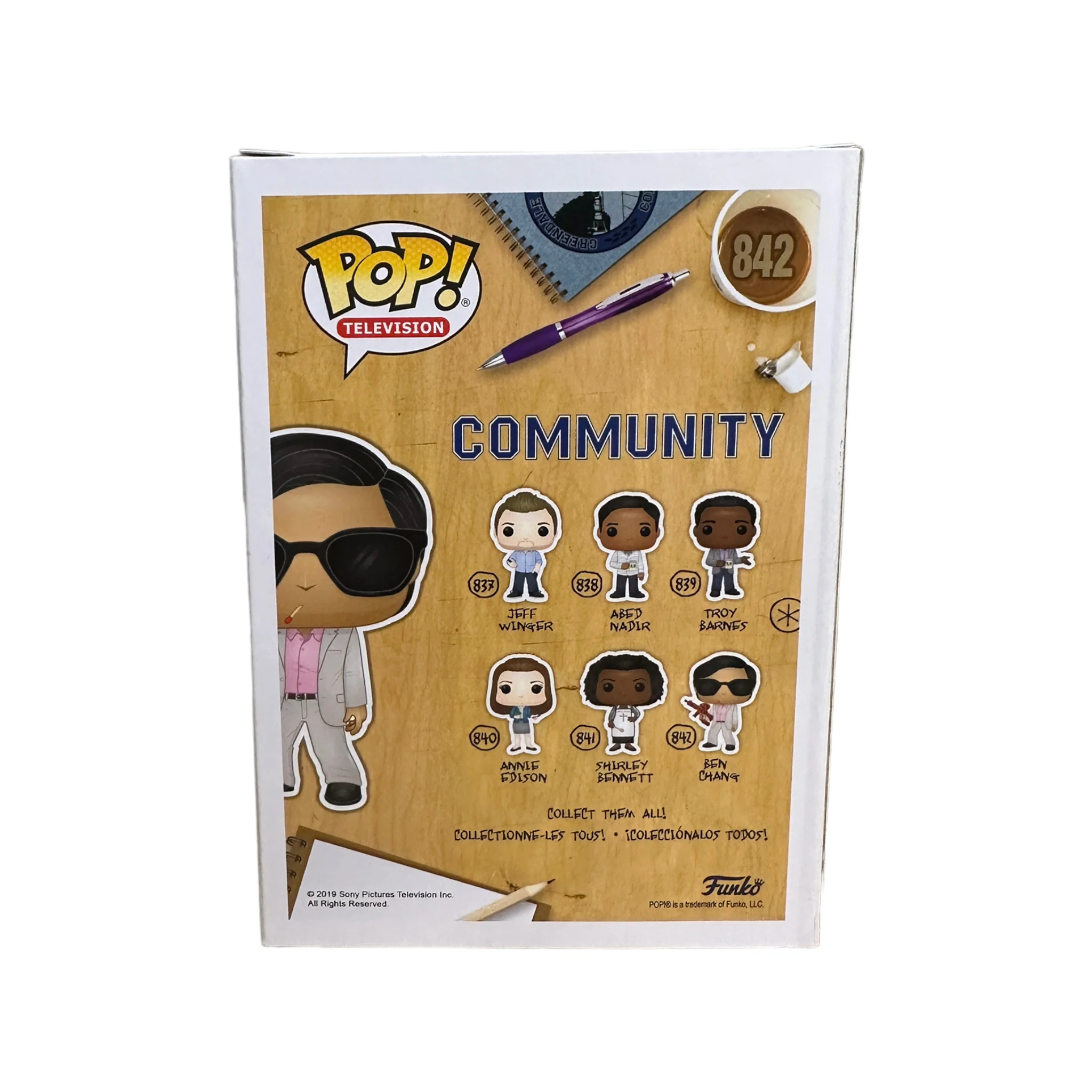 Ben Chang #842 Funko Pop! - Community - 2019 Pop! - Condition 8.75/10 - Image 3