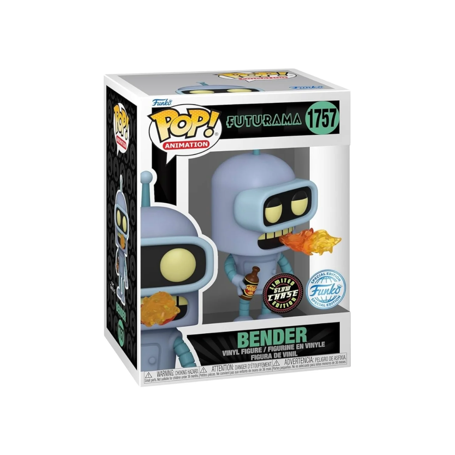 Bender #1757 Funko Pop! - Futurama - Special Edition - Chance of Chase - Image 3