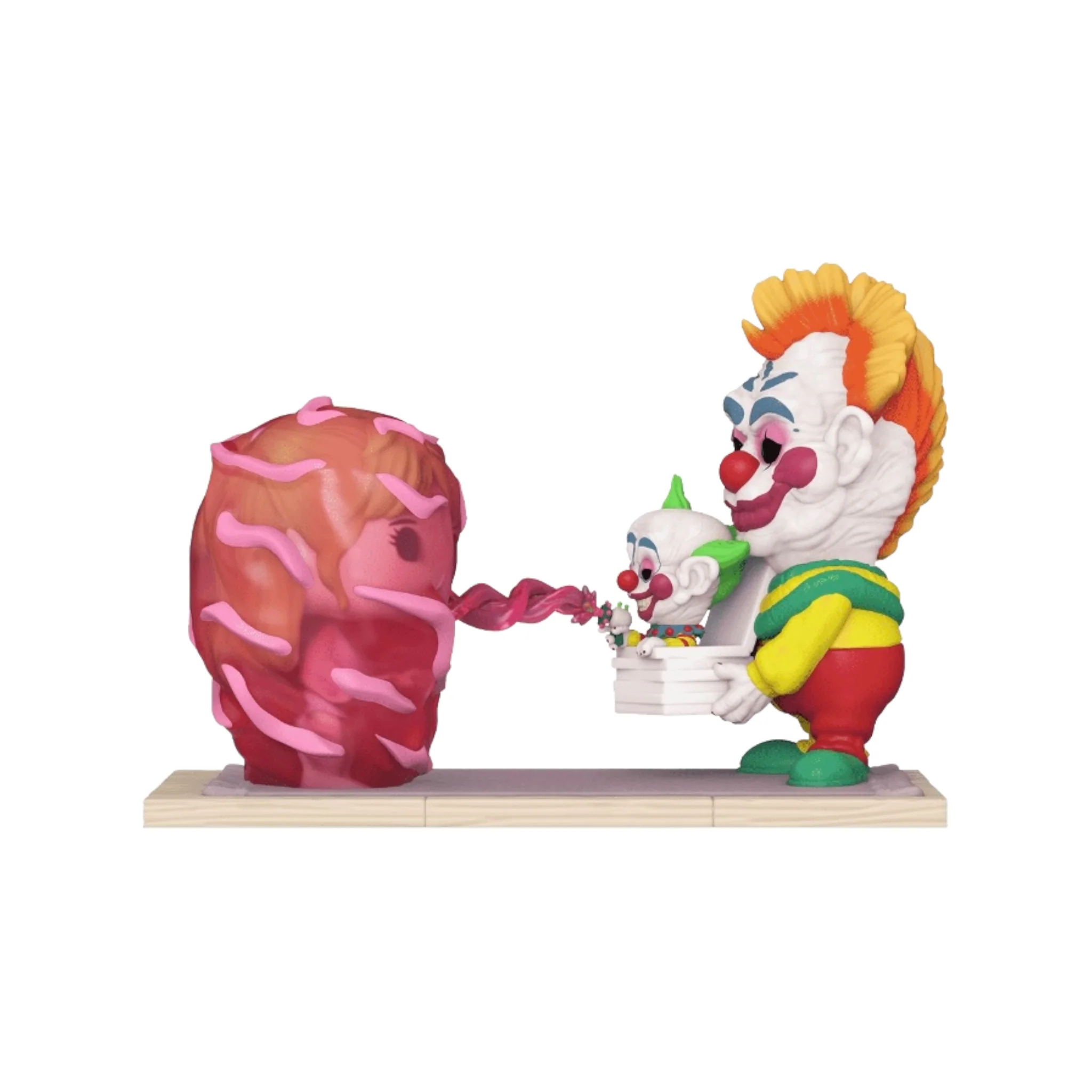 Bibbo with Shorty in Pizza Box #1362 Funko Pop Movie Moment! - Killer Klowns From Outer Space - Spirit Exclusive - Image 2