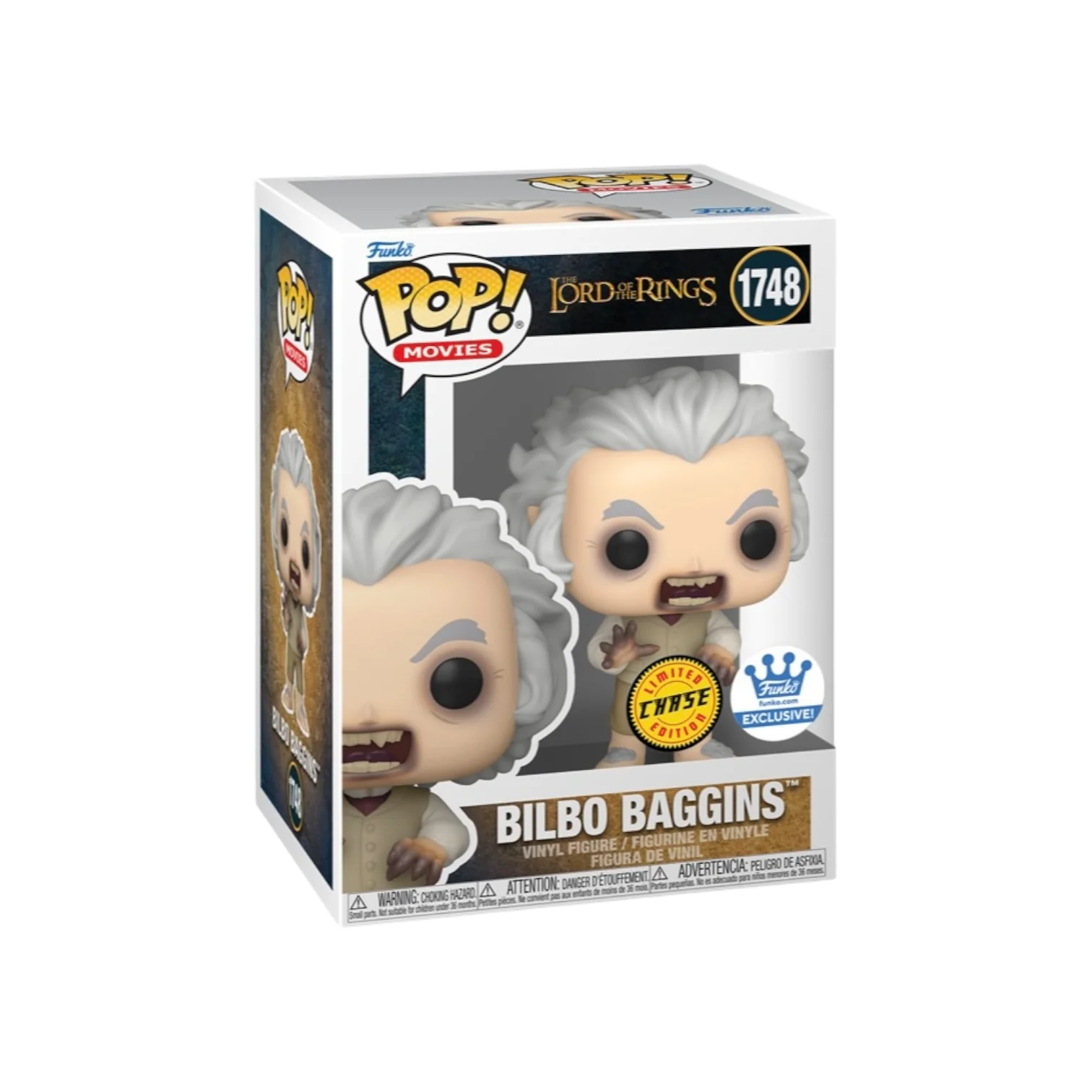 Bilbo Baggins #1748 (Chase) Funko Pop! - The Lord of The Rings - Funko Shop Exclusive