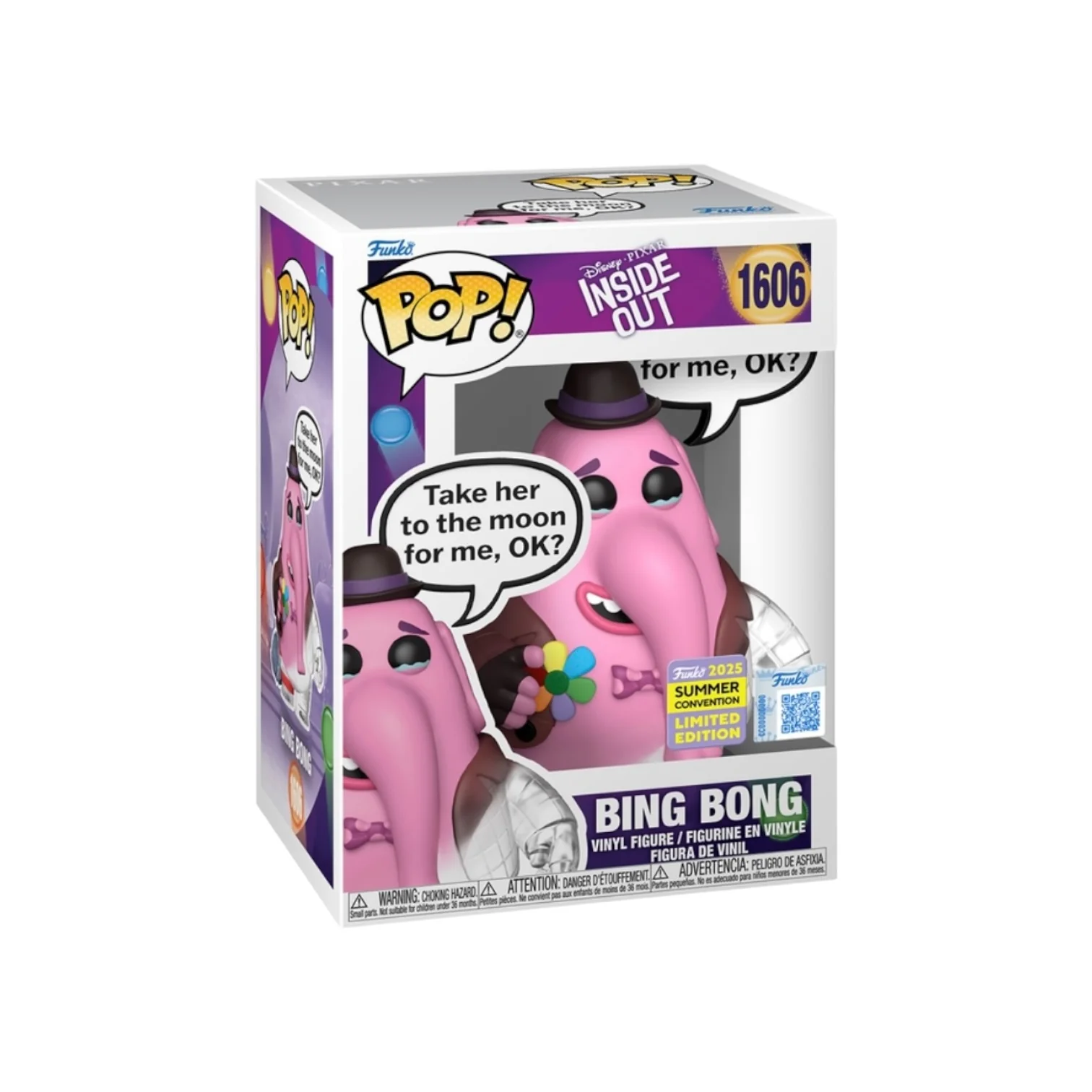 Bing Bong #1606 Funko Pop! Sayings - Inside Out - SDCC 2025 Shared Exclusive