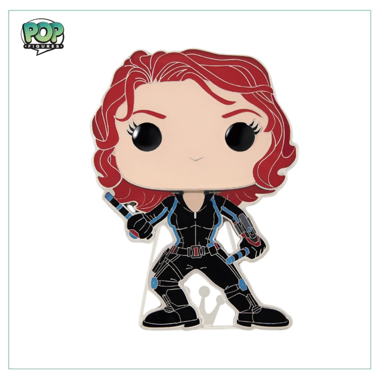 Black Widow #23 Enamel Pop! Pin - The Infinity Saga - Glows in the Dark - Image 2