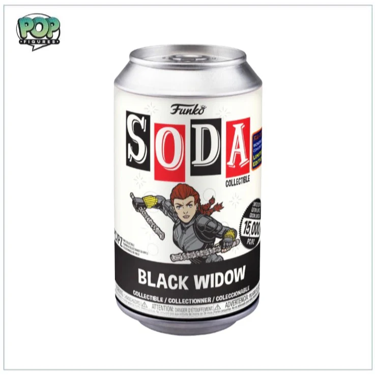 Black Widow Funko Soda Vinyl Figure! - Marvel - Wondercon 2021 Shared Exclusive LE15000 Pcs - Chance of Chase