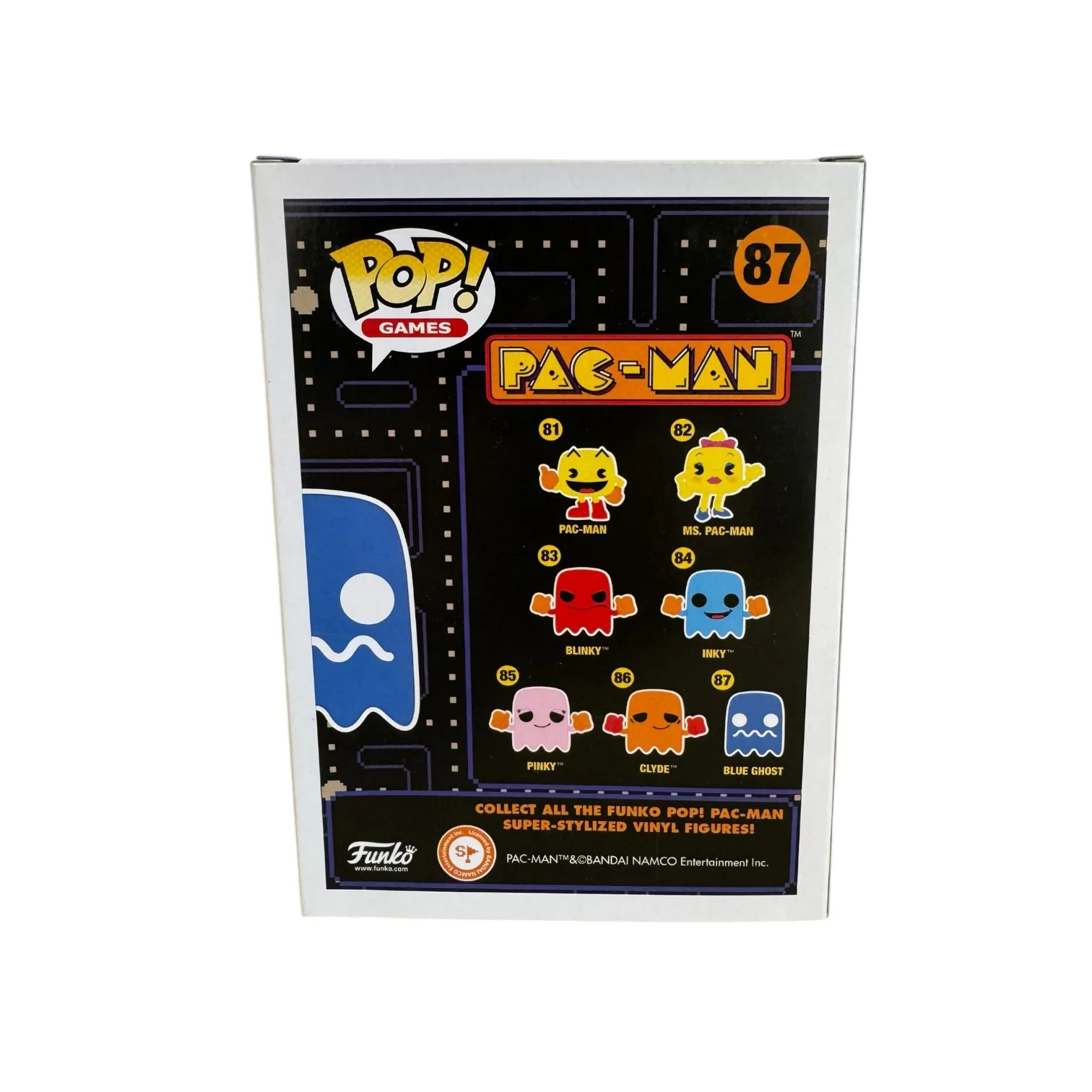 Blue Ghost Funko Pop! #87 Pac-Man - Condition 8.75/10 - Image 3