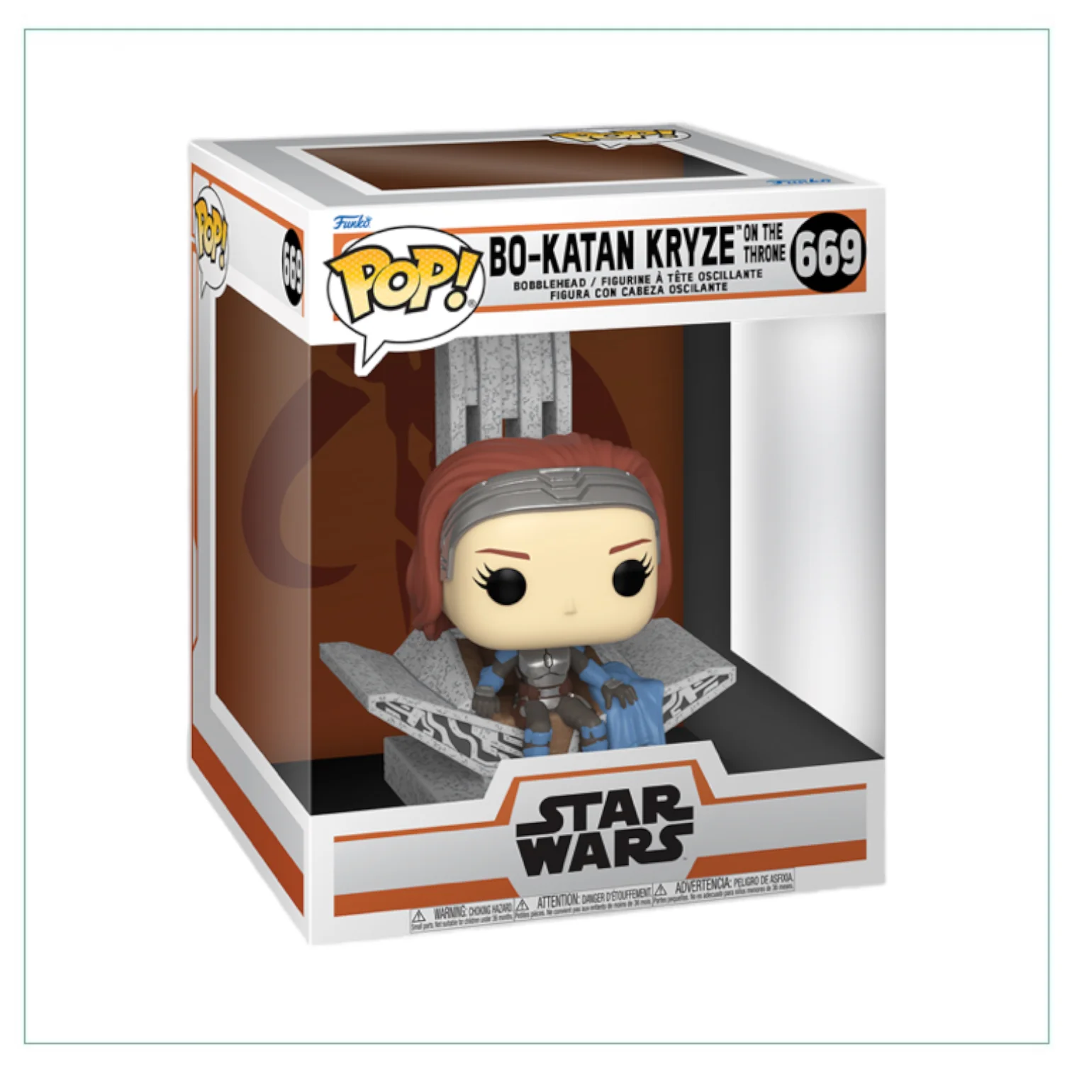 Bo-Katan Kryze on the Throne #669 Funko Pop! Deluxe The Mandalorian