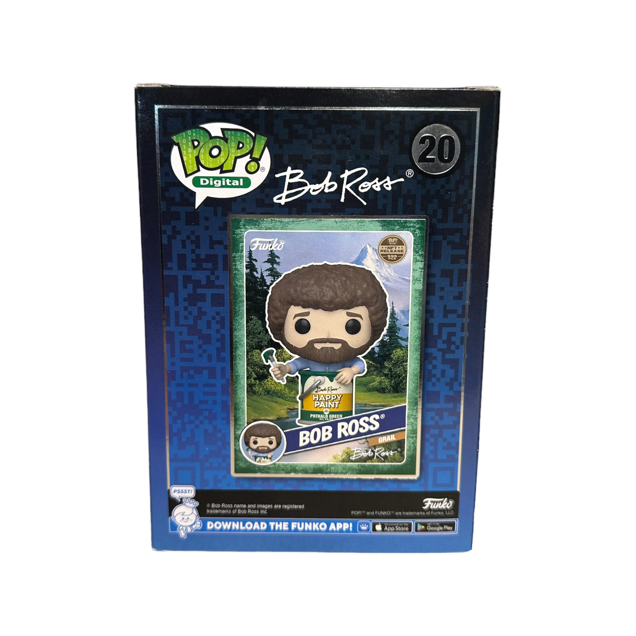 Bob Ross Paint Can #20 Funko Pop! - Bob Ross - NFT Release Exclusive LE999 Pcs - Condition 9/10 - Image 3