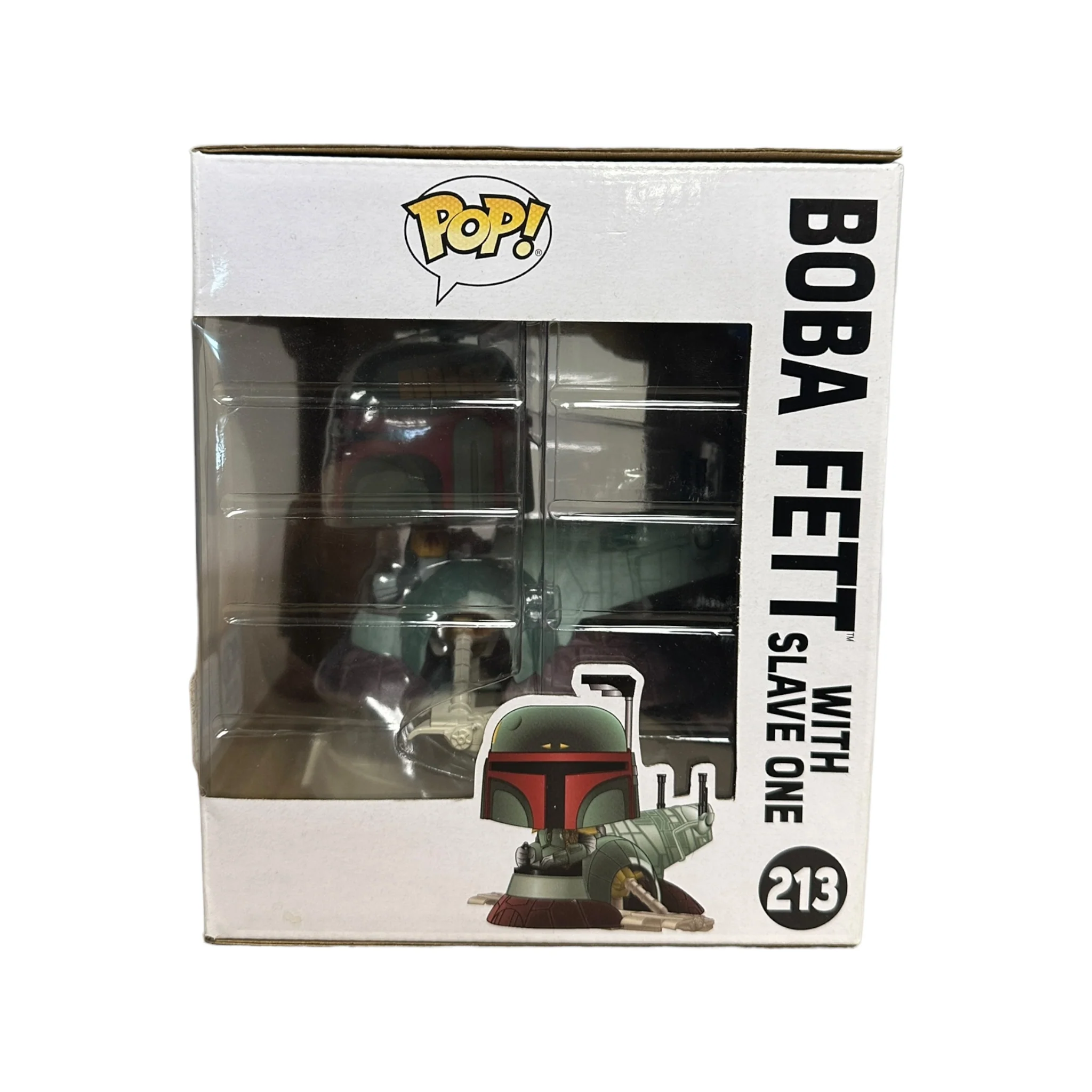 Boba Fett with Slave One #213 Funko Pop! - Star Wars - NYCC 2017 Shared Exclusive - Condition 7/10 - Image 2