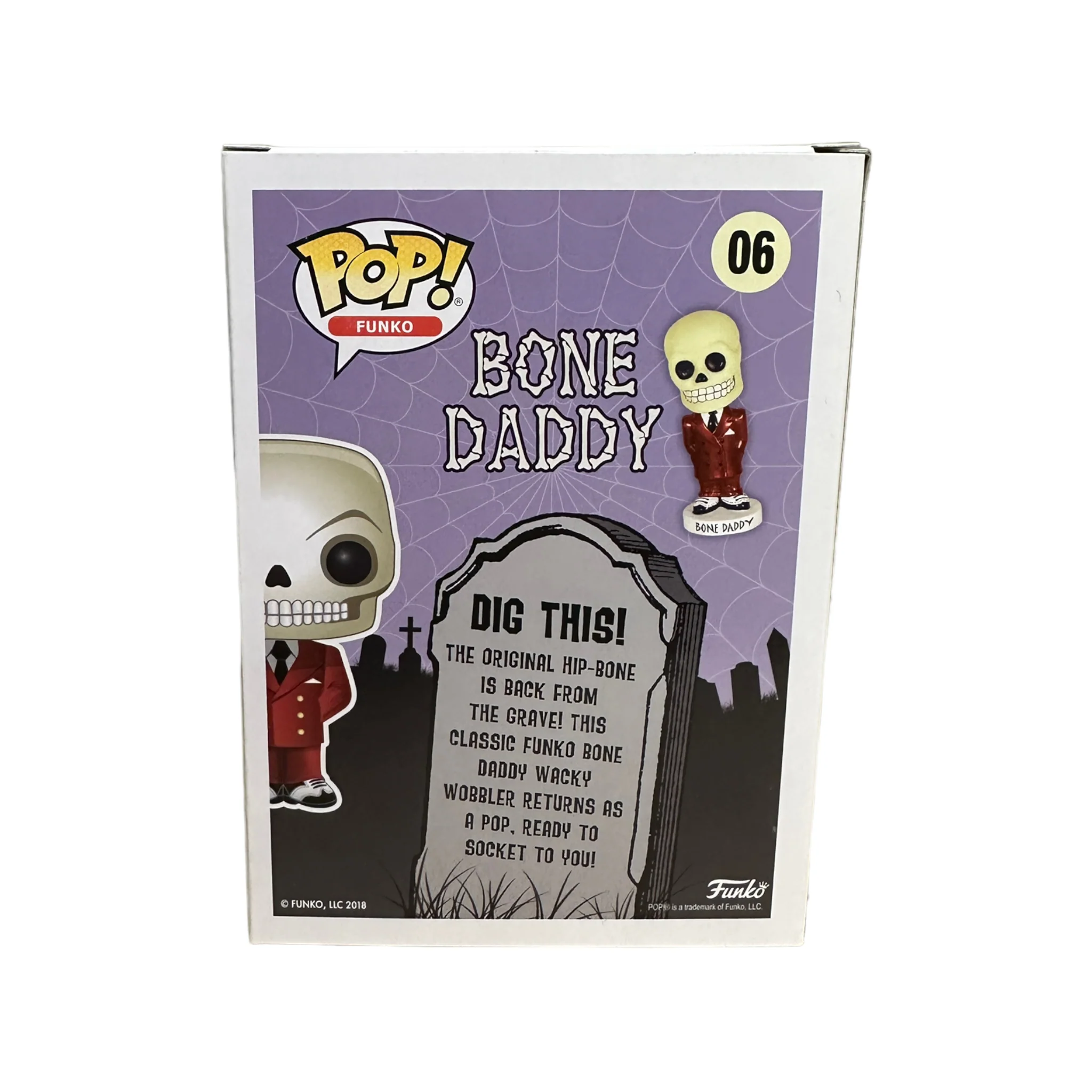 Bone Daddy #06 (Red Suit)(Glows in the Dark) Funko Pop! - Funko Fanatics Day Out 8 Exclusive - Condition 9/10 - Image 3