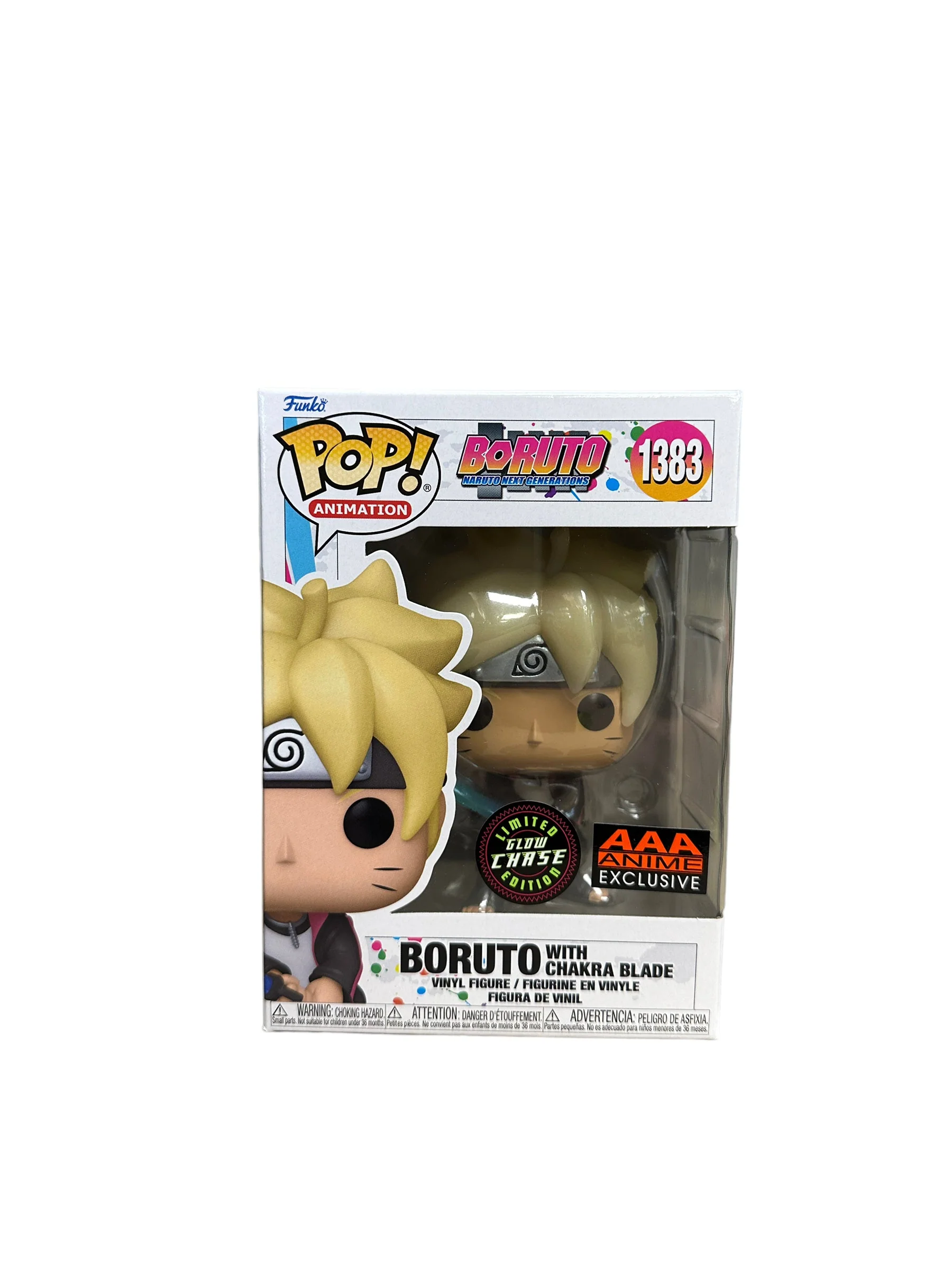 Boruto with Chakra Blade #1383 (Glow Chase) Funko Pop! - Boruto: Naruto Next Generations - AAA Anime Exclusive - Condition 9.5/10 - Image 2