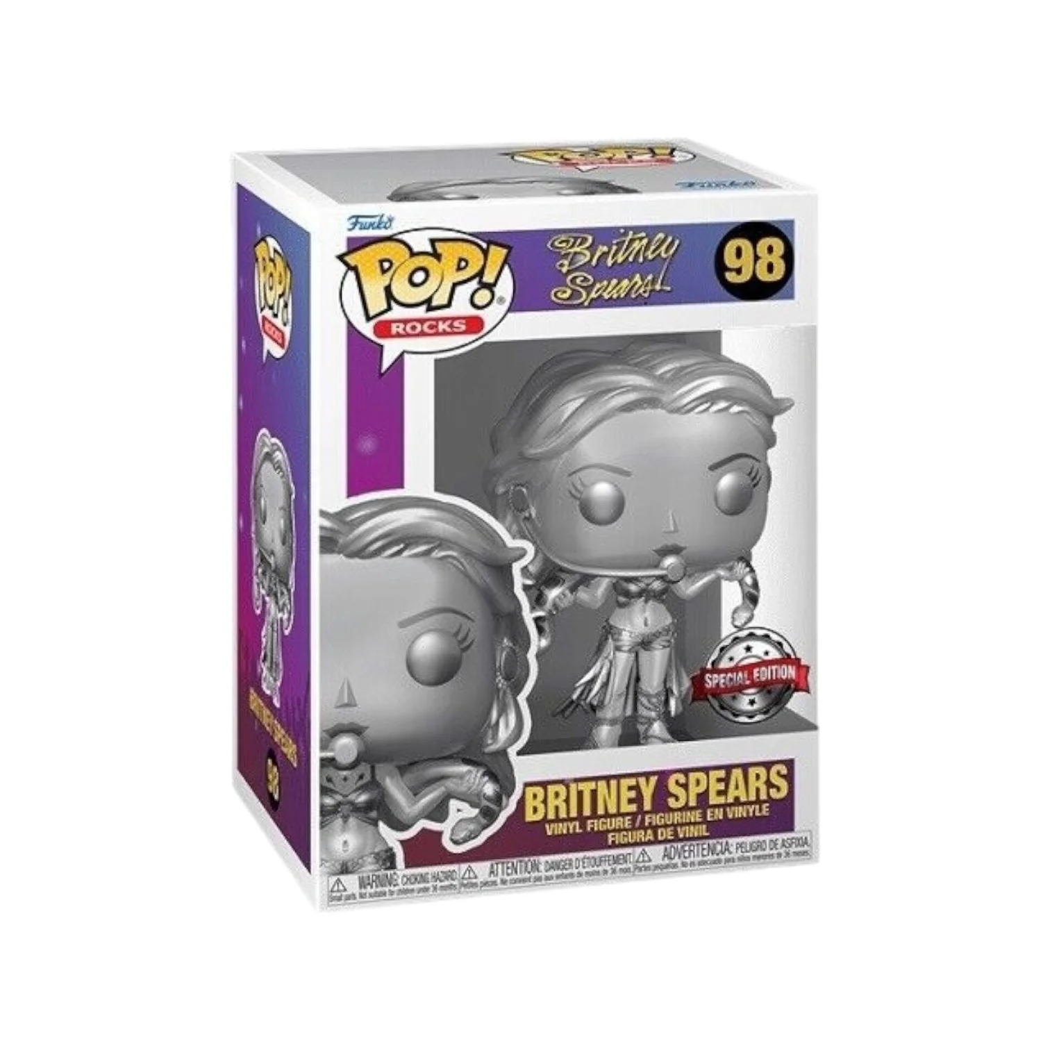Britney Spears #98 (Slave 4 U / Platinum) Funko Pop! - Rocks - Special Edition