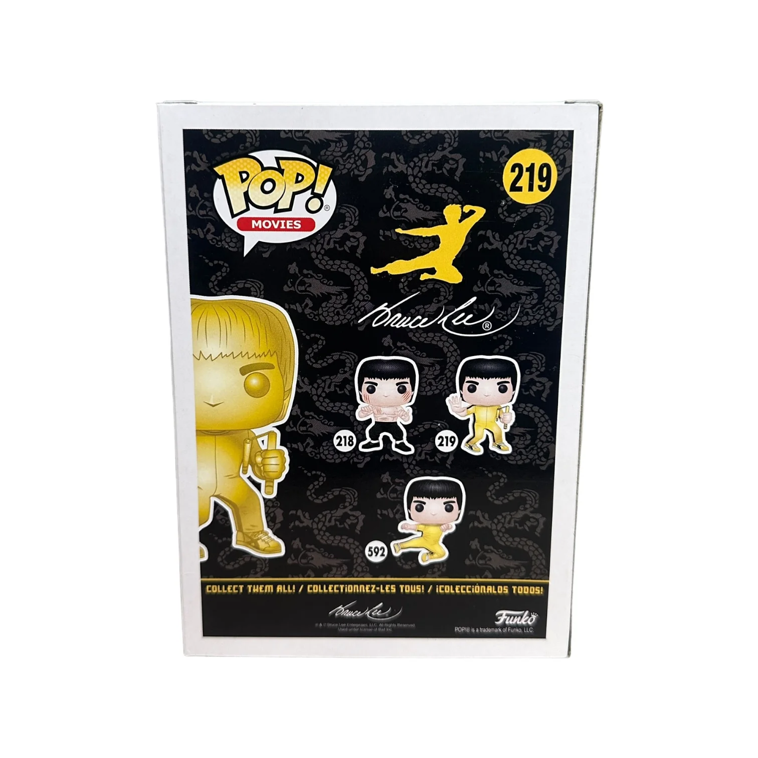 Bruce Lee #219 (Gold) Funko Pop! - Game of Death - Bait Exclusive - Condition 8.5/10 - Image 3