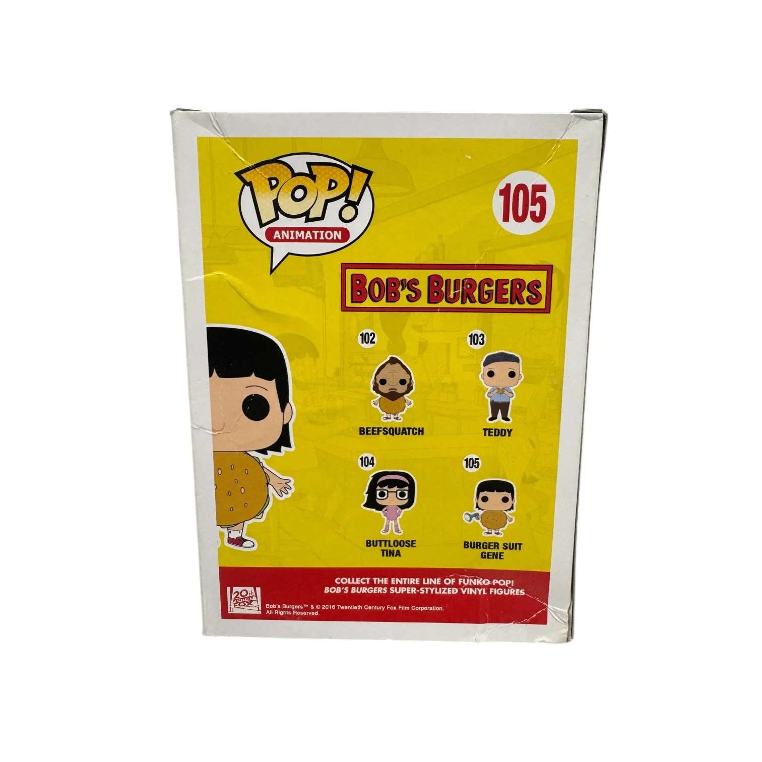 Burger Suit Gene #105 Funko Pop! - Bob's Burgers - Hot Topic Exclusive - Condition 6/10 - Image 3