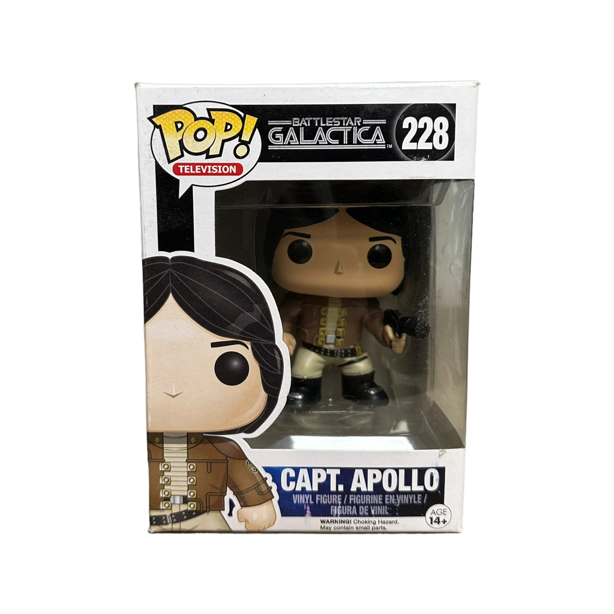 Capt. Apollo #228 Funko Pop! - Battlestar Galactica - 2015 Pop! - Condition 6.5/10