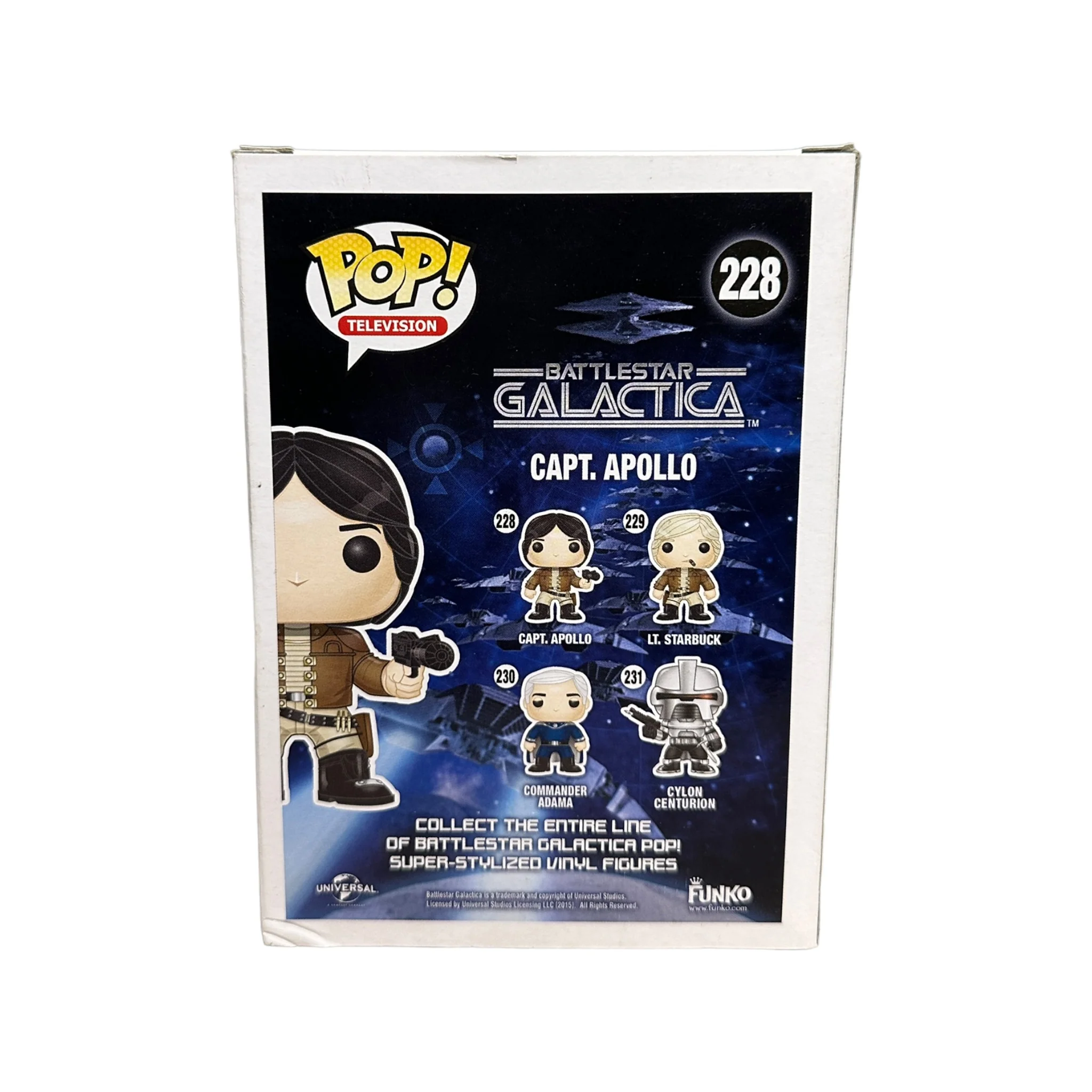 Capt. Apollo #228 Funko Pop! - Battlestar Galactica - 2015 Pop! - Condition 6.5/10 - Image 3