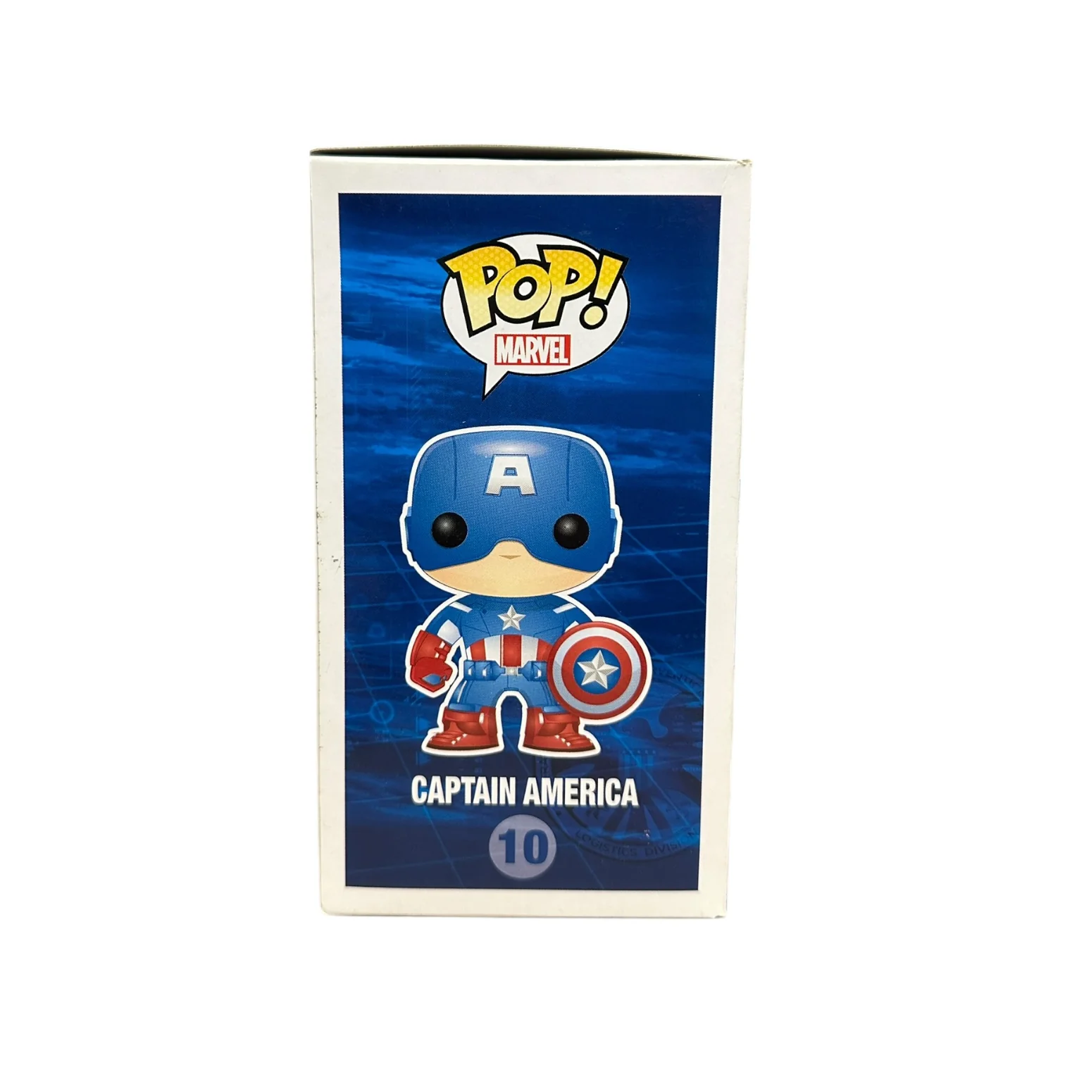 Captain America #10 (Vinyl Bobble-Head) Funko Pop! - The Avengers - 2012 Pop! - Condition 7/10 - Image 4