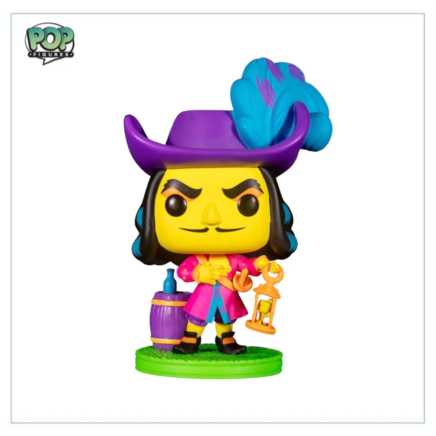 Captain Hook #1081 (Black Light) Funko Pop! - Disney Villains - Special Edition - Image 2