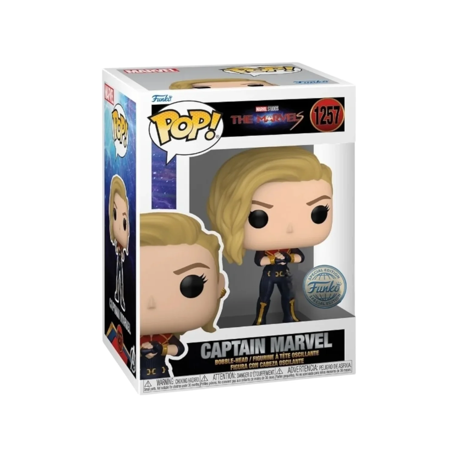 Captain Marvel #1257 Funko Pop! - The Marvels - Special Edition - Pop Figures Exclusive - Image 2