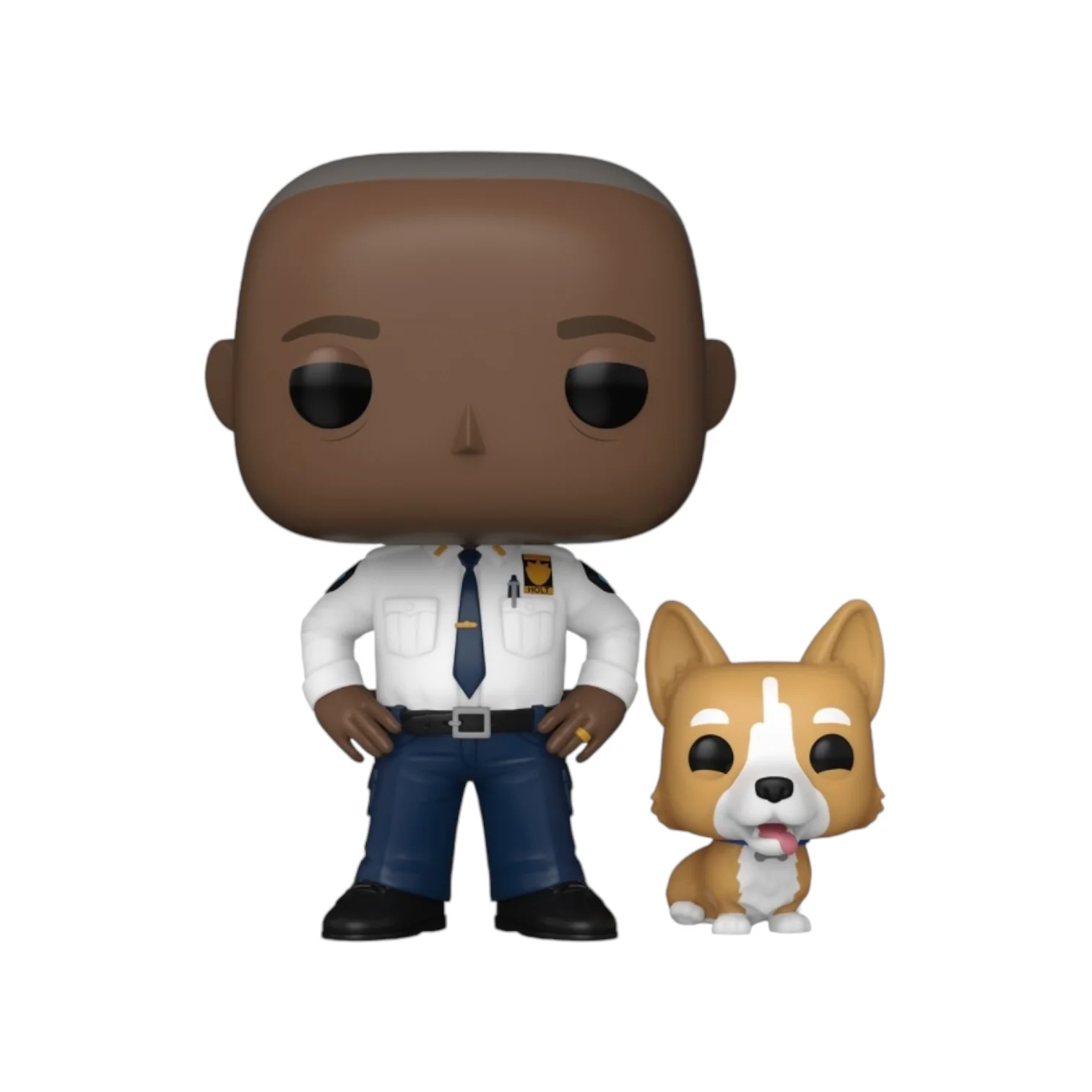 Captain Ray Holt with Cheddar #1626 Funko Pop! - Brooklyn Nine-Nine - PREORDER - Image 2