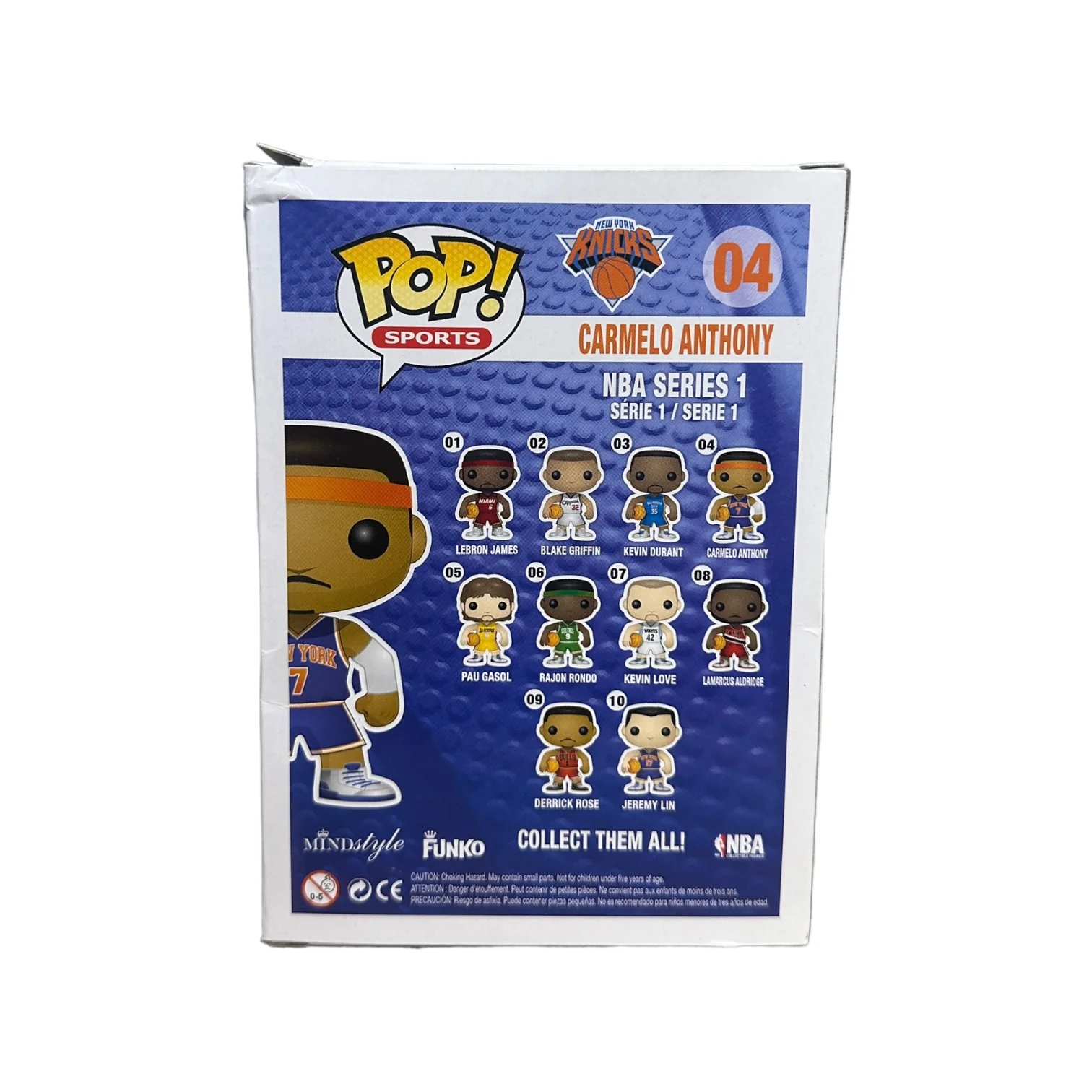 Carmelo Anthony #04 Funko Pop! - NBA - 2012 Pop! - Condition 6.5/10 - Image 3