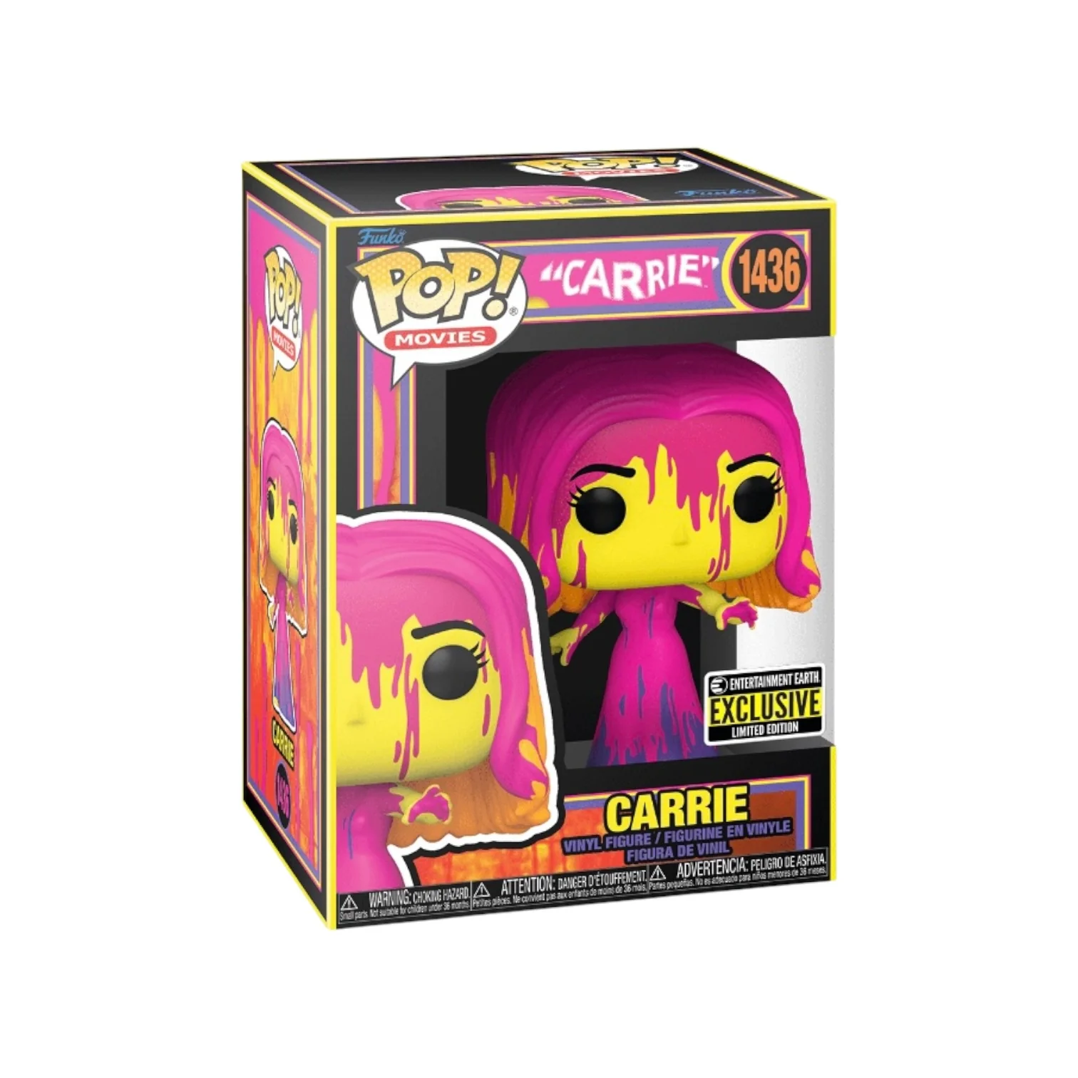 Carrie #1436 (Blacklight) Funko Pop! - Carrie - Entertainment Earth Exclusive