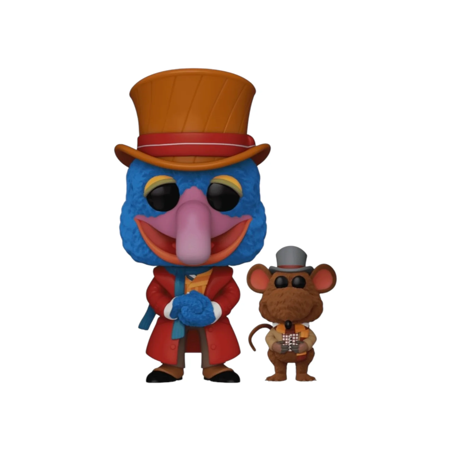 Charles Dickens with Rizzo #1456 (Flocked) Funko Pop! - The Muppet Christmas Carol - Amazon Exclusive - Image 2