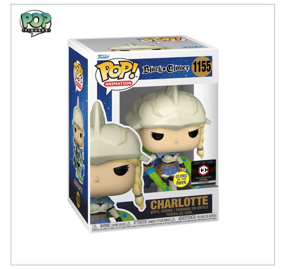 Charlotte #1155 (Glows In The Dark) Funko Pop! - Black Clover - Chalice Collectibles Exclusive