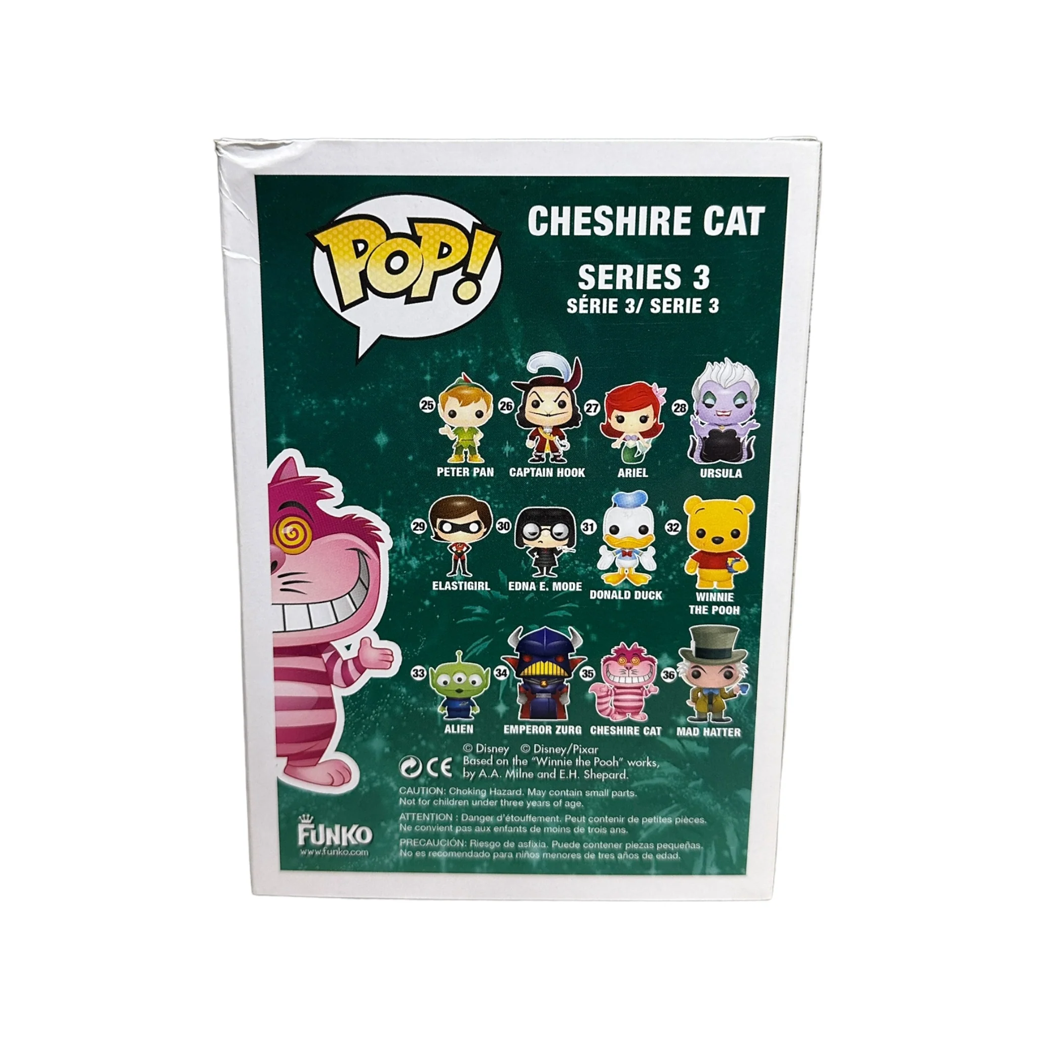 Cheshire Cat #35 (Blue) Funko Pop! - Disney Series 3 - SDCC 2012 Exclusive LE480 Pcs - Condition 7/10 - Image 3