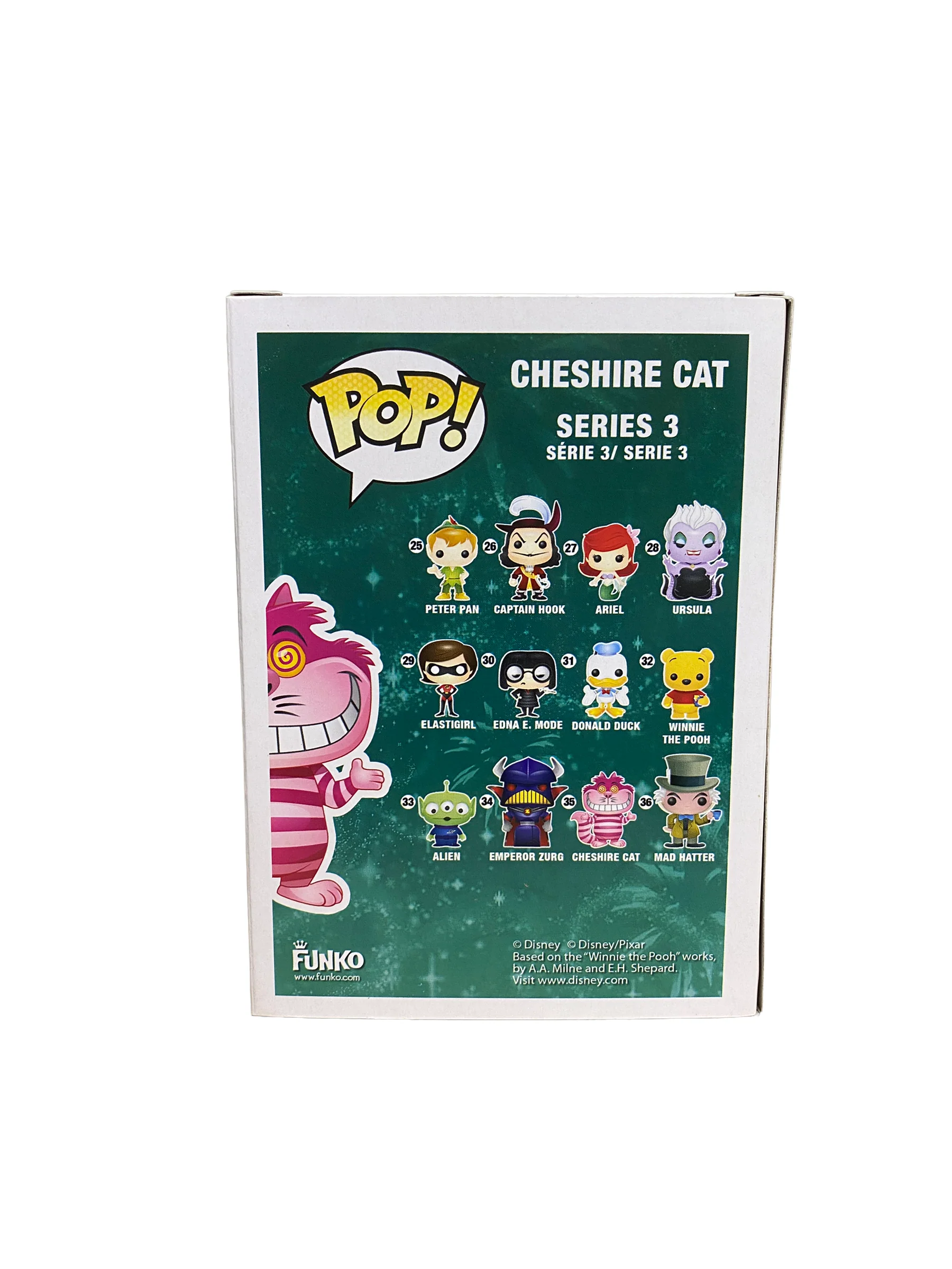 Cheshire Cat #35 (Fading) Funko Pop! - Disney Series 3 - Hot Topic Exclusive - Condition 8.5/10 - Image 4