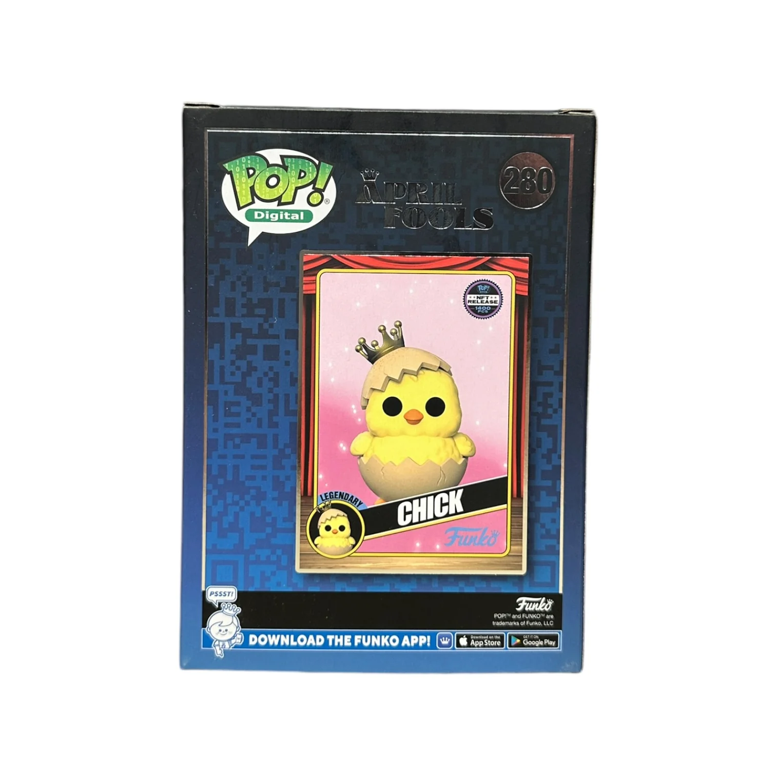 Chick #280 Funko Pop! - April Fools - NFT Release Exclusive LE1400 Pcs - Condition 9/10 - Image 3