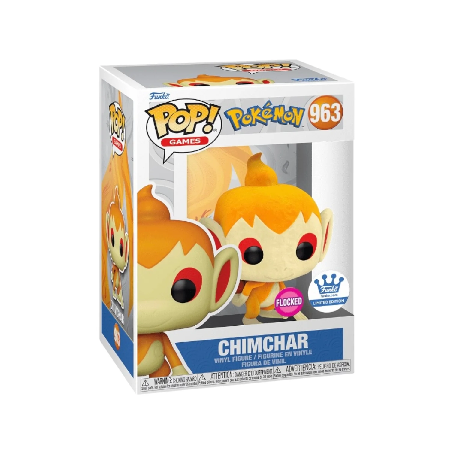 Chimchar #963 (Flocked) Funko Pop! - Pokémon - Funko Shop Exclusive