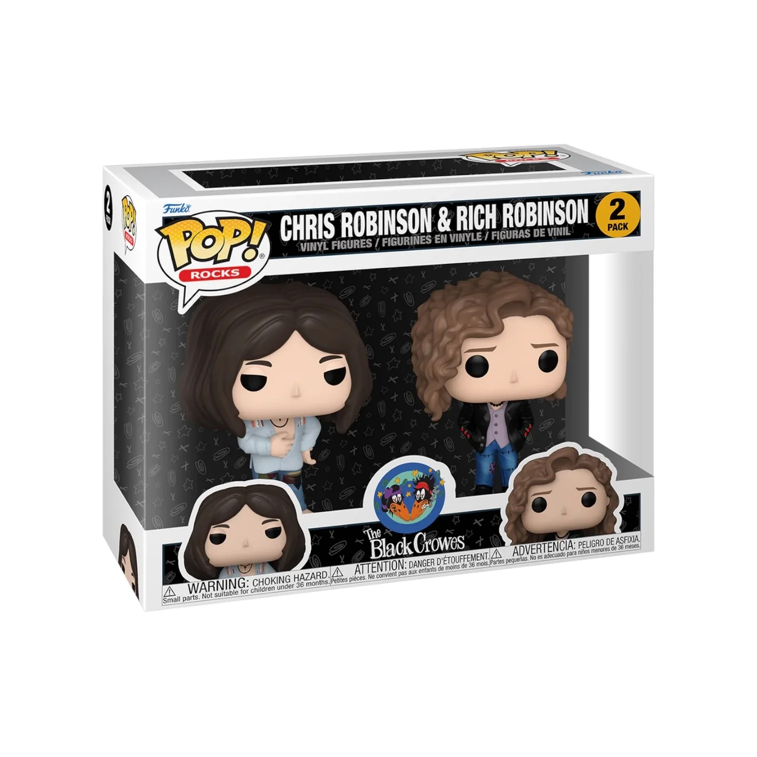Chris Robinson & Rich Robinson 2 Pack Funko Pop! - The Black Crowes